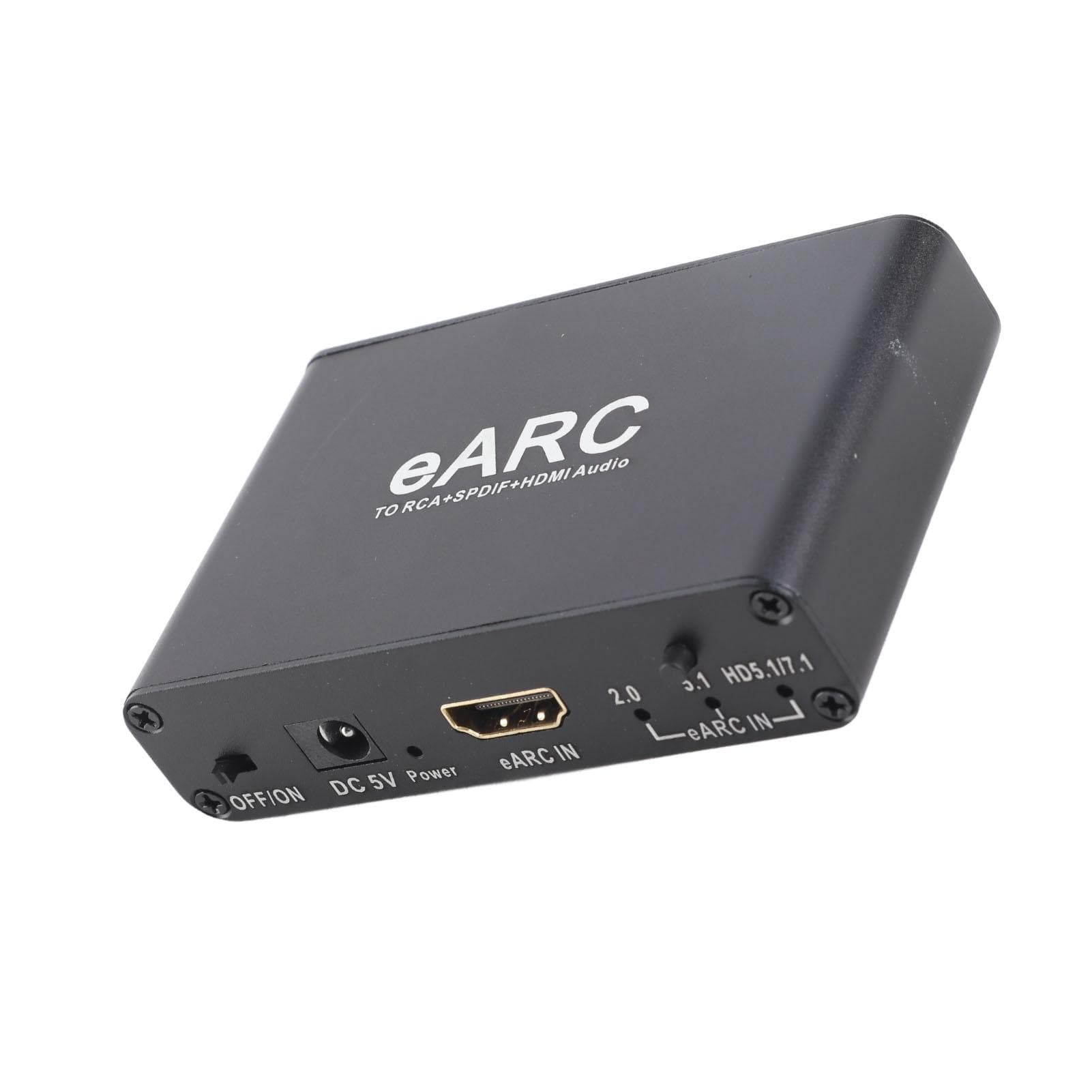 EARC ARC Sound Extractor HD Multimedia Interface Optical 3.5mm Output HD Multimedia ARC Adapter for