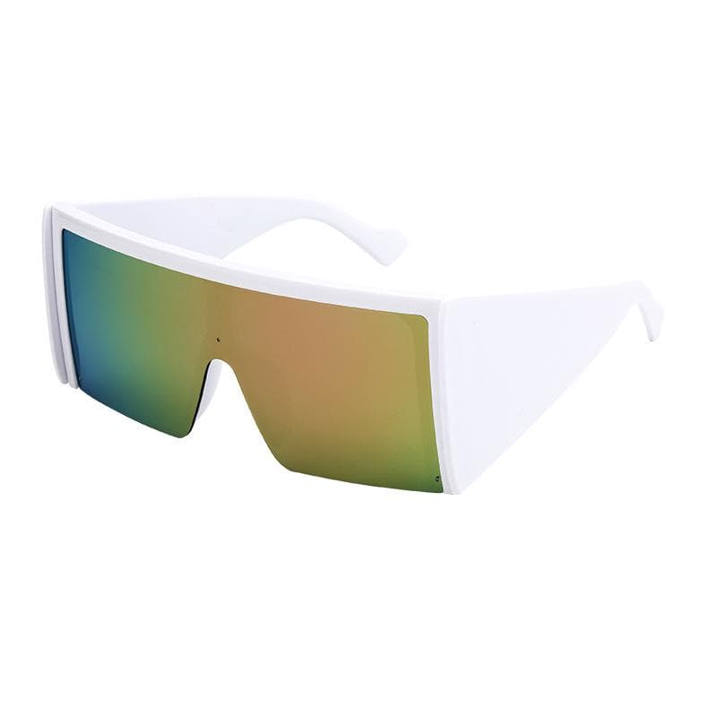 Oversized Y2K Square Sunglasses Women Men Luxury Designer Vintage Punk Big Frame Shades Flat Top Sun Glasses