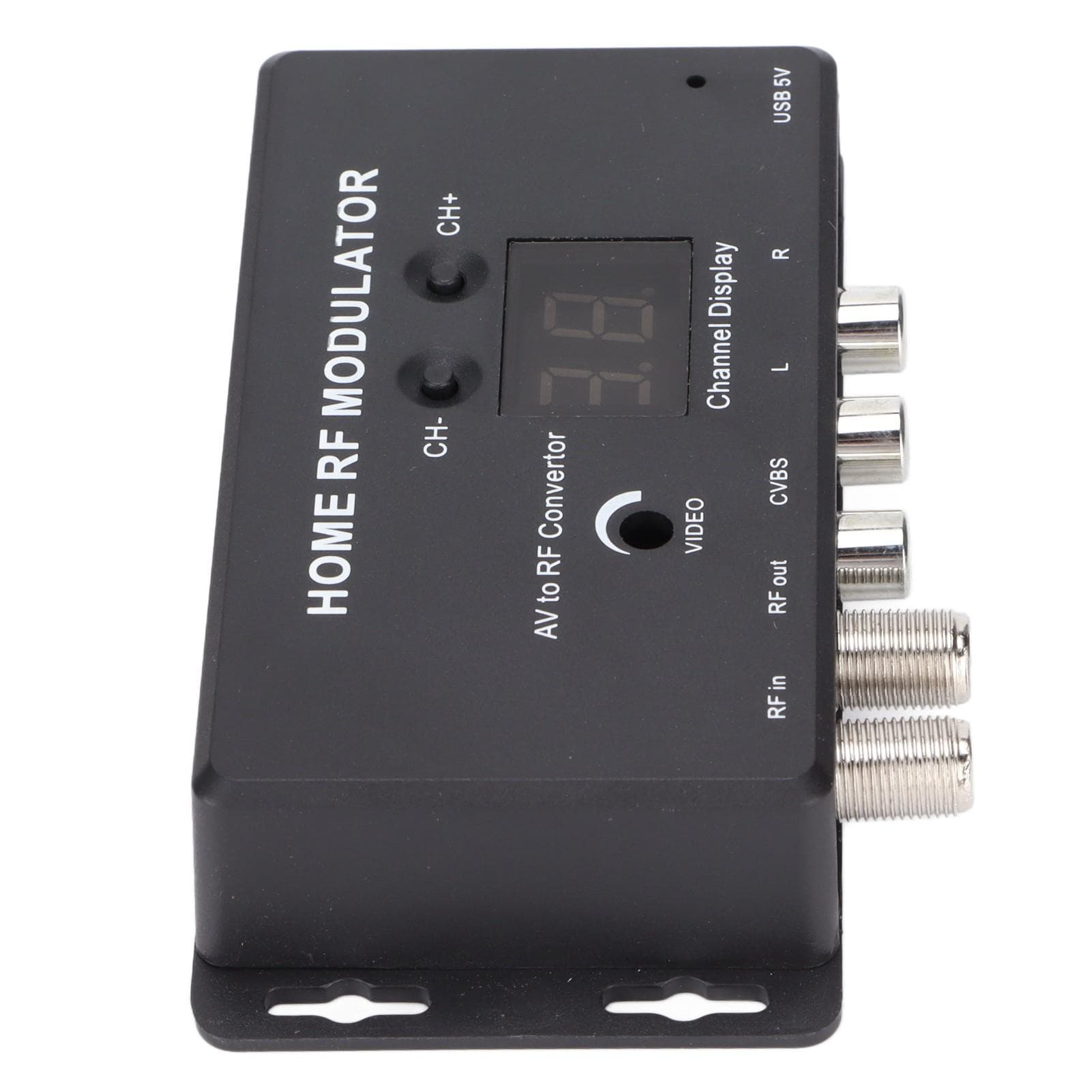UHF Modulator o and Video to RF Channel Home RF Modulator for DVD Players Games Digital