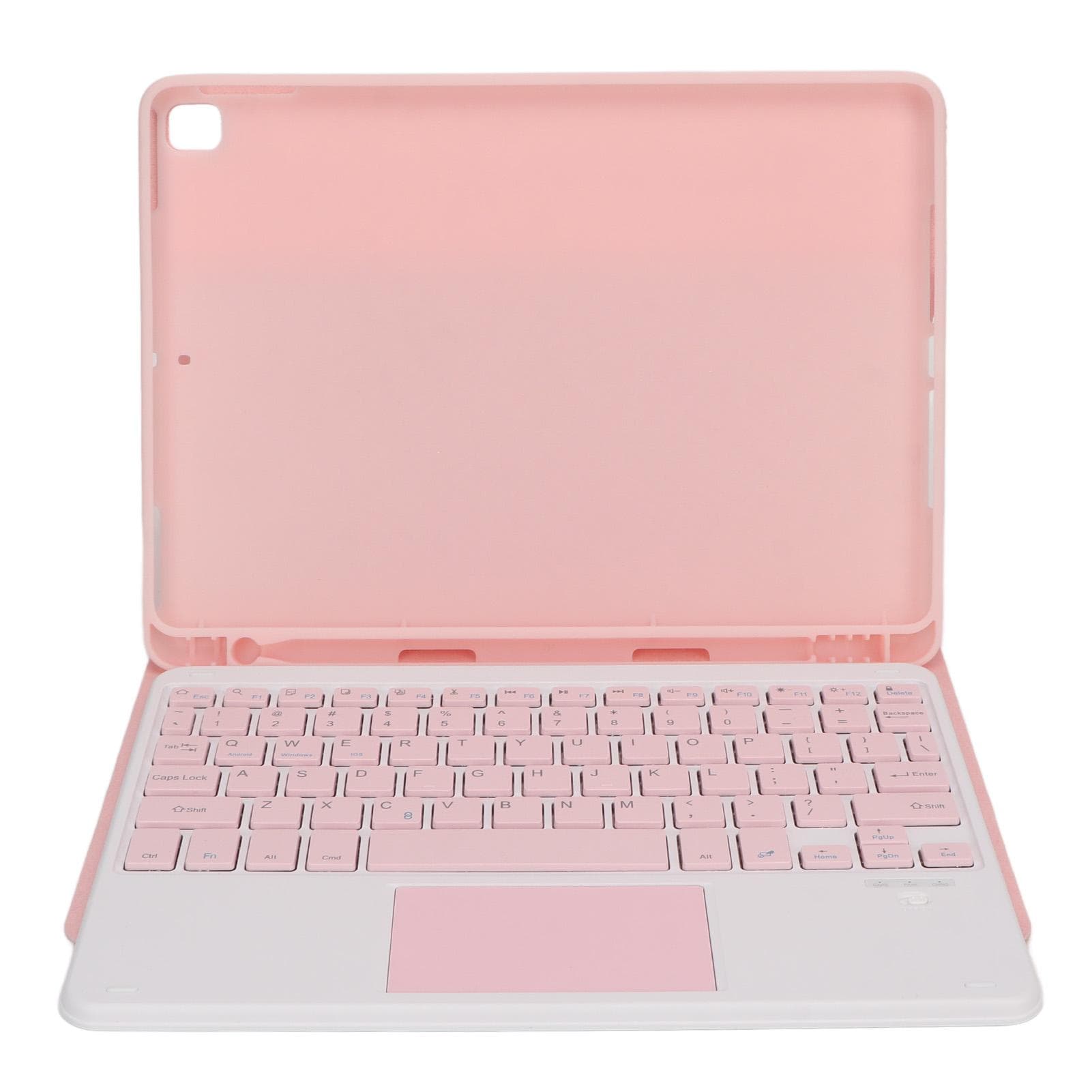 Ultra Slim Wireless Bluetooth Tablet Keyboard with Touchpad with Magnetic Detachable Protective