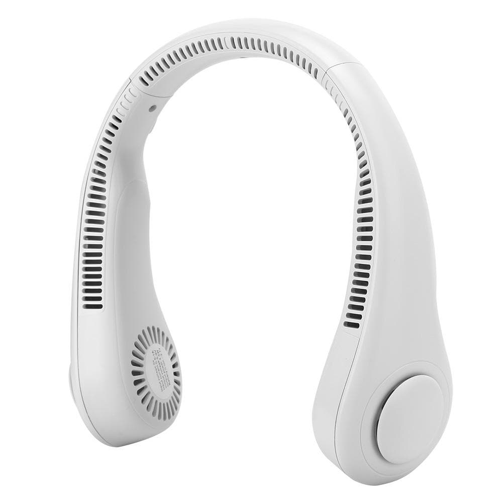 Hanging Neck Fan Leafless USB Micro Portable Air Cooler Mini Electric Air ConditionerGray gray
