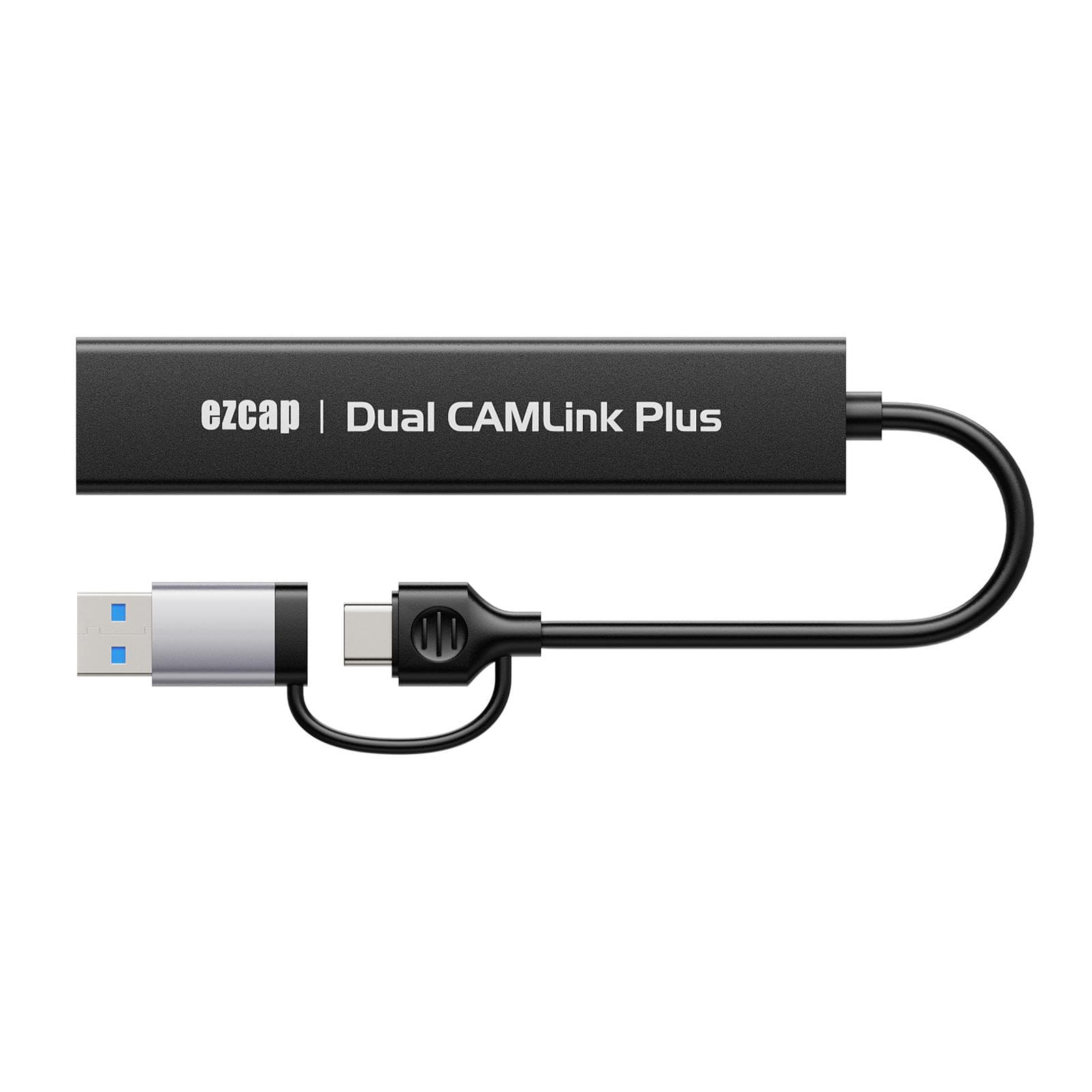 Dual CAM Link High Definition Video Capture Card Dual High Definition To Type-C Game Recorder black