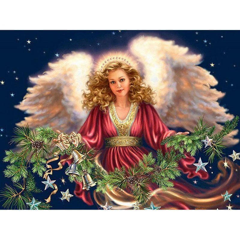 5D DIY Diamond Painting Full Round Angel Diamond Embroidery 20X30CM