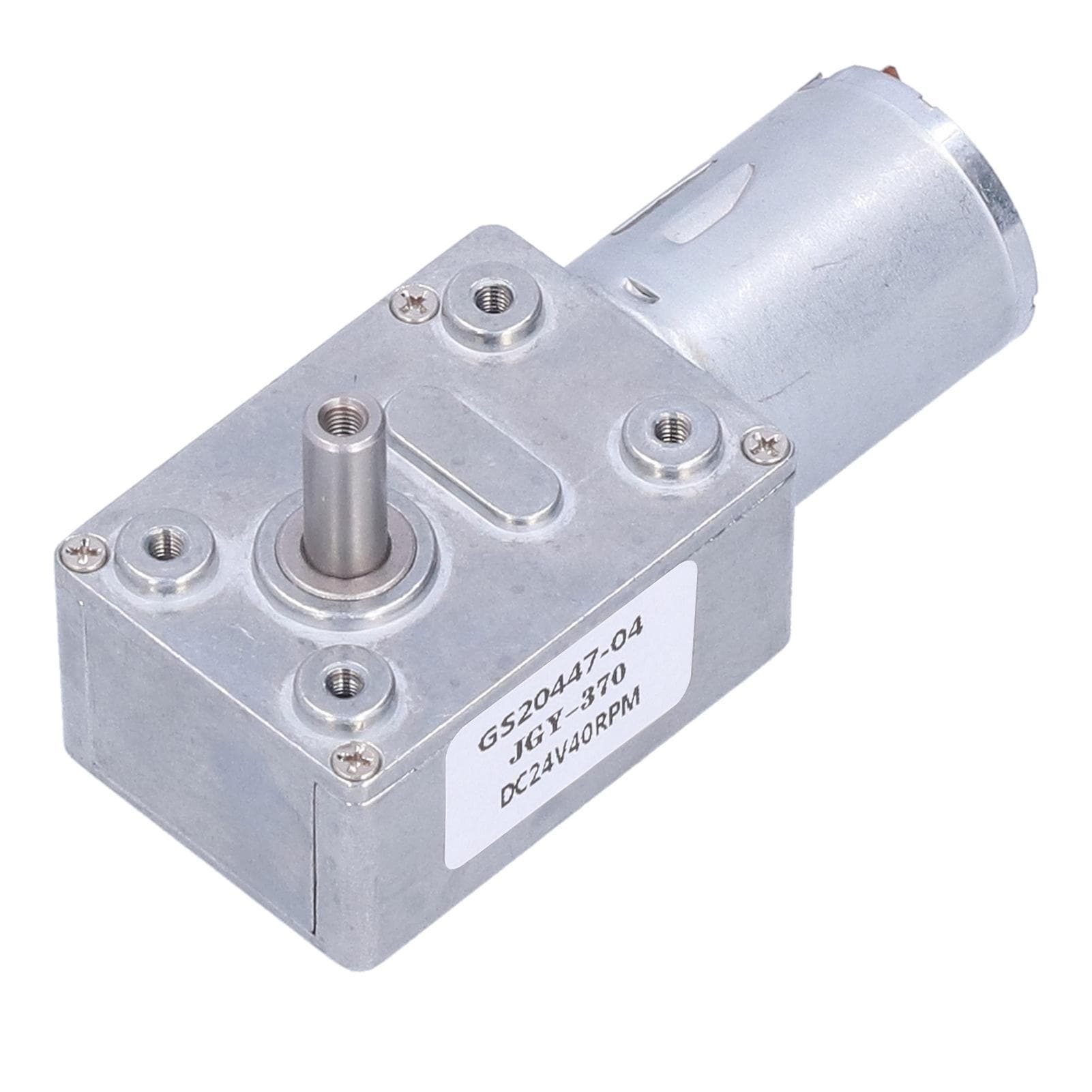 DC 24V Worm Gear Motor with Governor High Torsion Mini Turbine Reducer for Robots Electronic