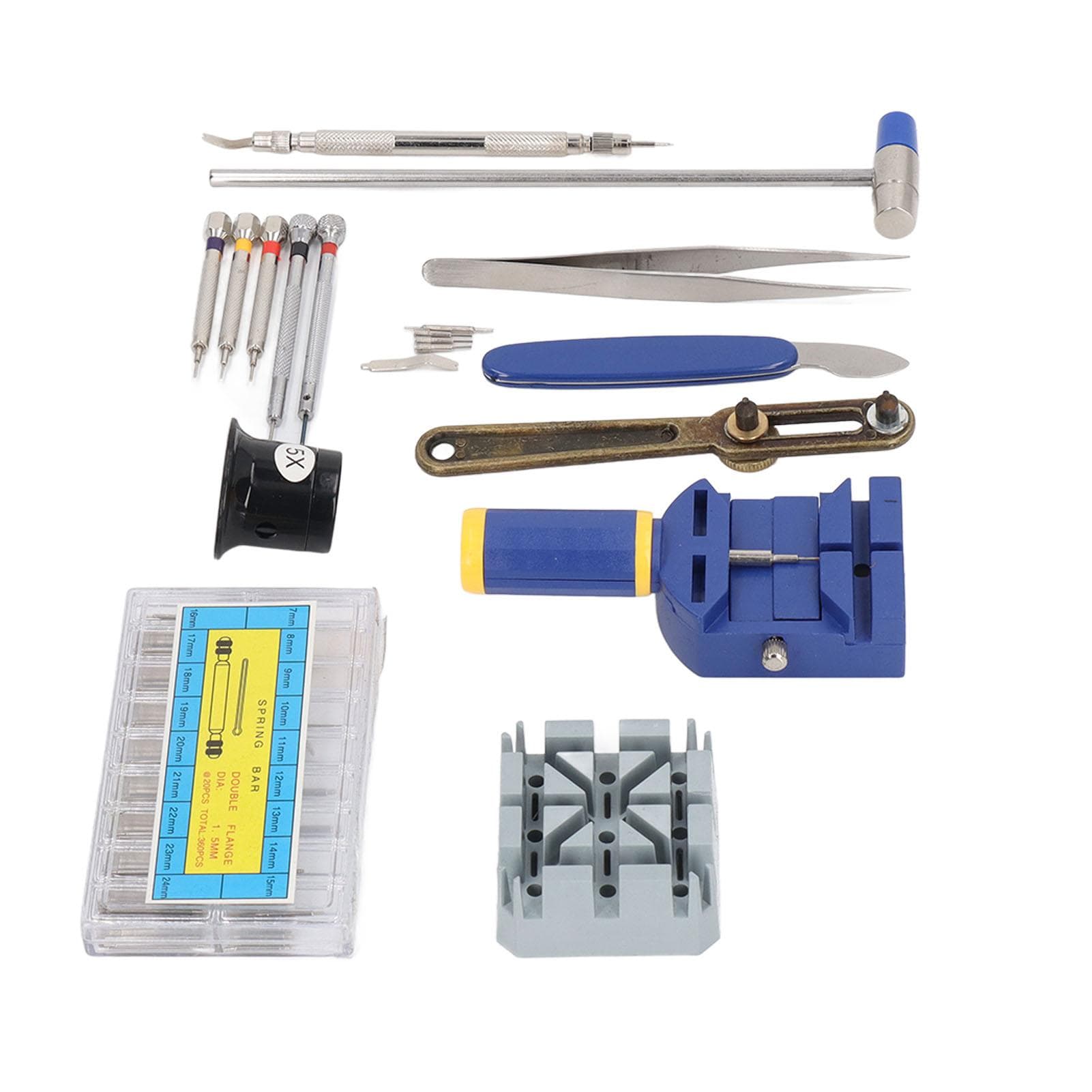 Watch Repair Tool Set Aluminum Alloy Plastic Multifunctional Universal Maintenance Tool Set for