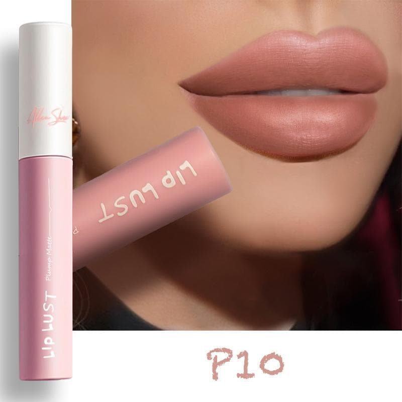 7-color Moisturizing Lip Gloss Waterproof Liquid Lipstick Matte Lipstick Naked Lip Glaze Nude Lip Gloss Women's Makeup Lipstick 10