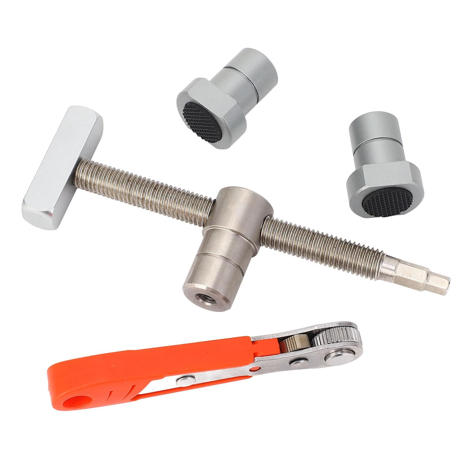 19mm Bench Dog Clamp Stainless Steel Woodworking Table Clamp with 2 Bench Dogs for Carpenters