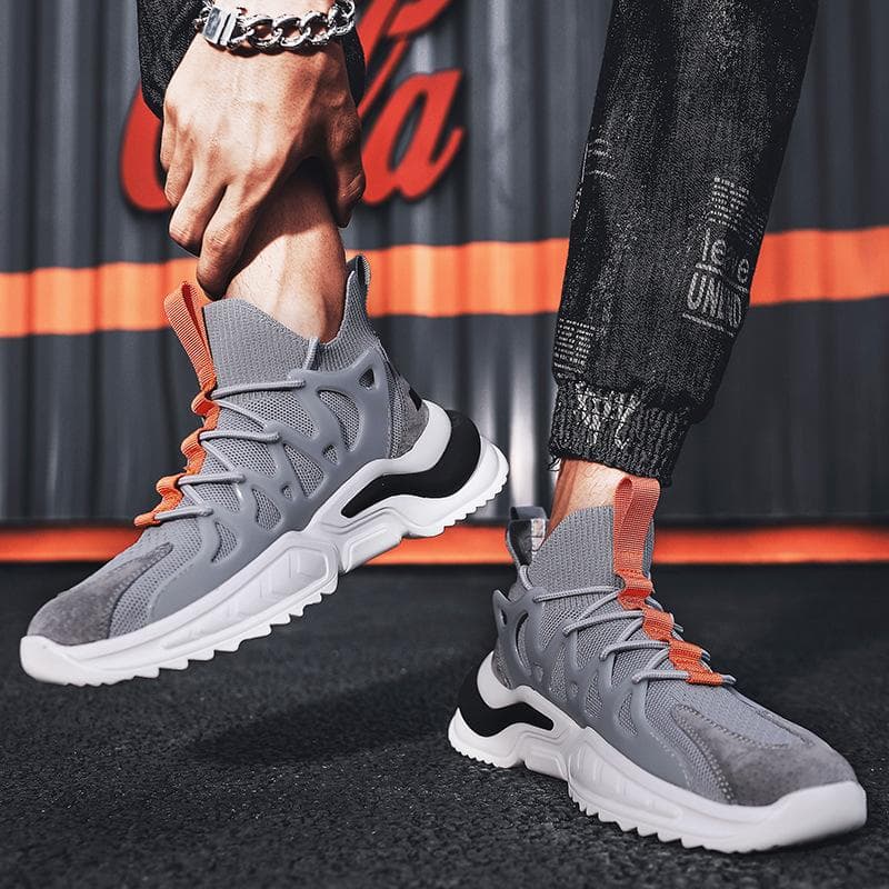 Men's Shoes Summer New Casual Sports Shoes Mesh Running Shoes Trendy Men's Shoes 44