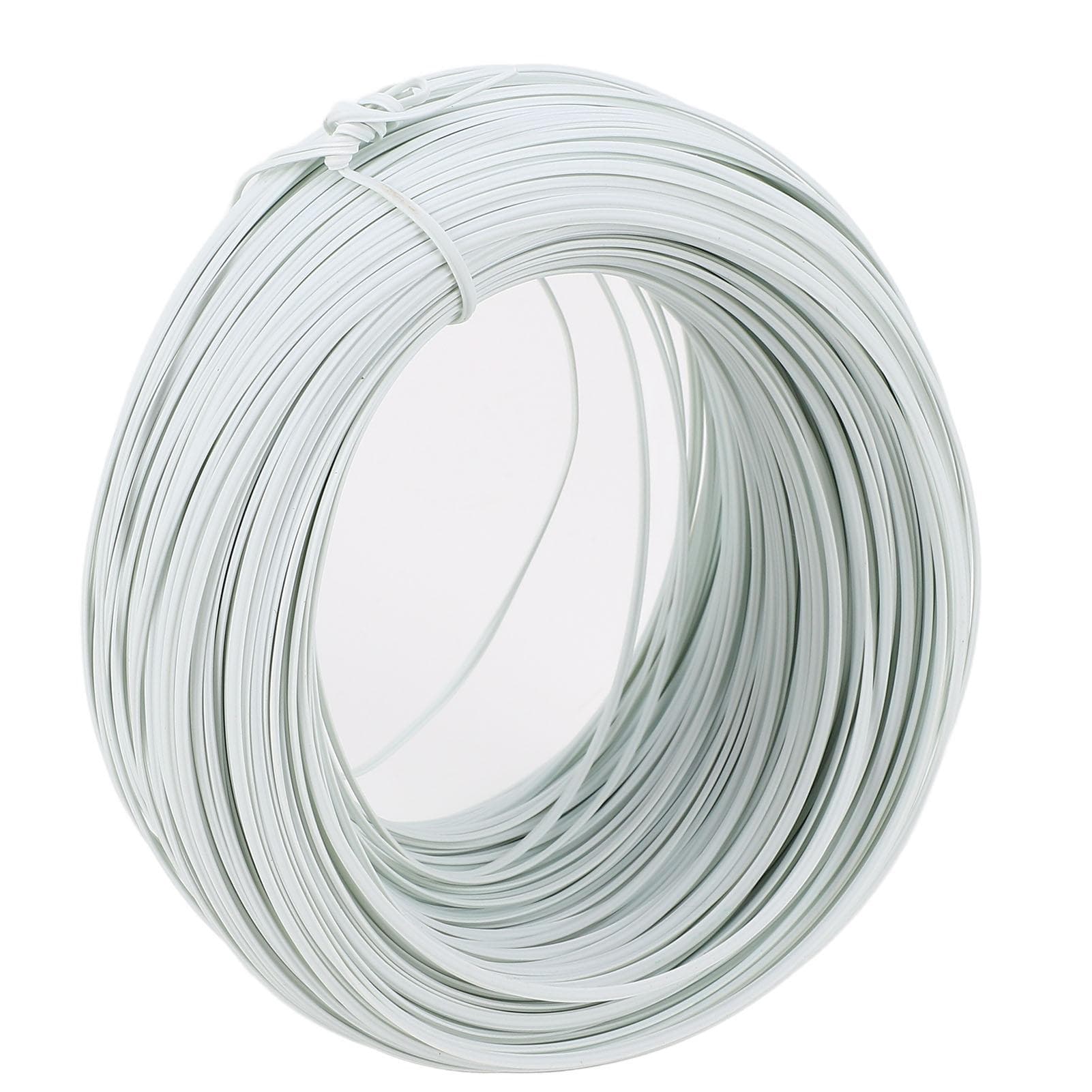 Reinforcing Steel Tying Wire 100m Length 0.45 Galvanised Iron PVC Rebar Tie Wire for Outdoor White