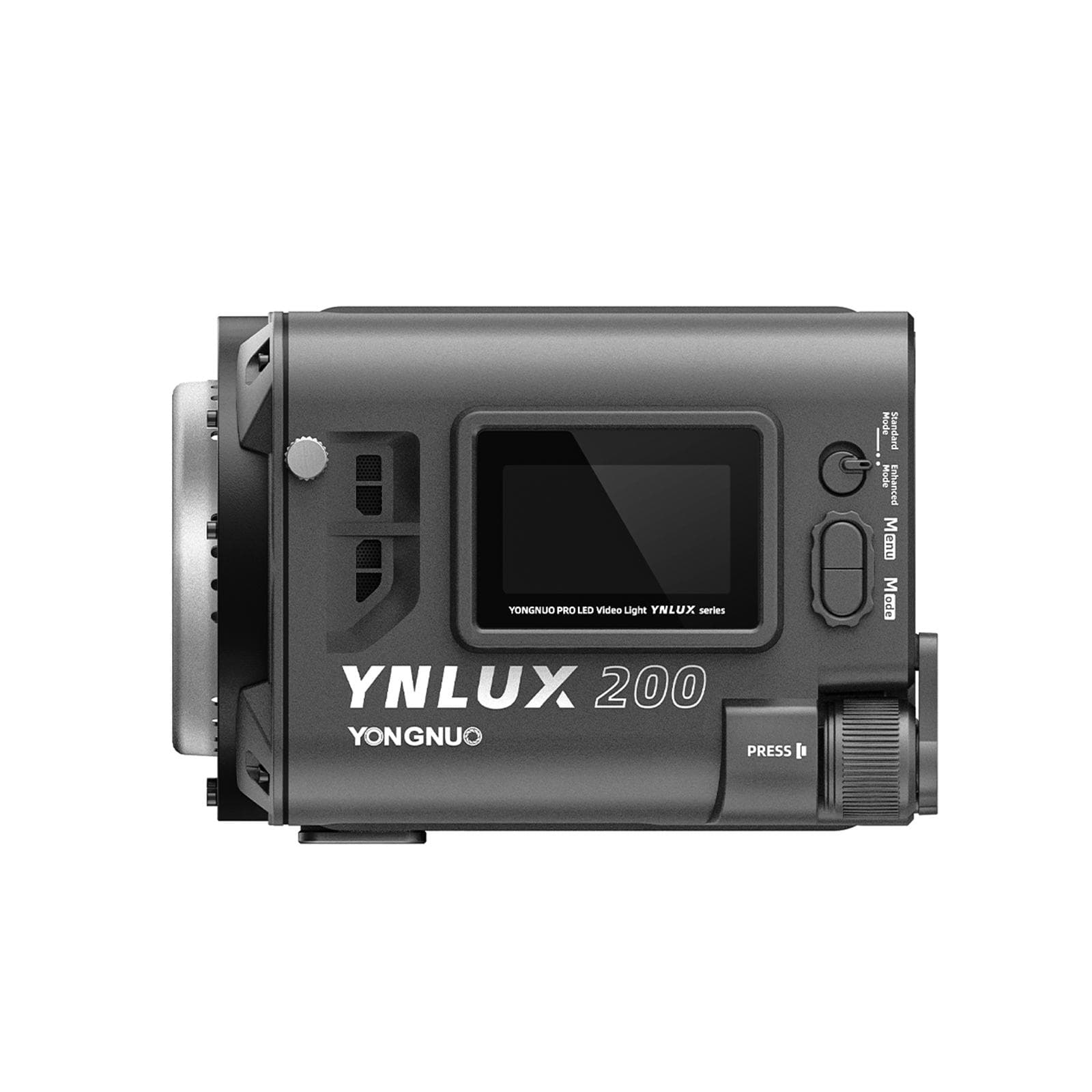 YONGNUO YNLUX200 Handheld LED Video Light 200W High Power Photography Light 5600K Color Temperature dark gray
