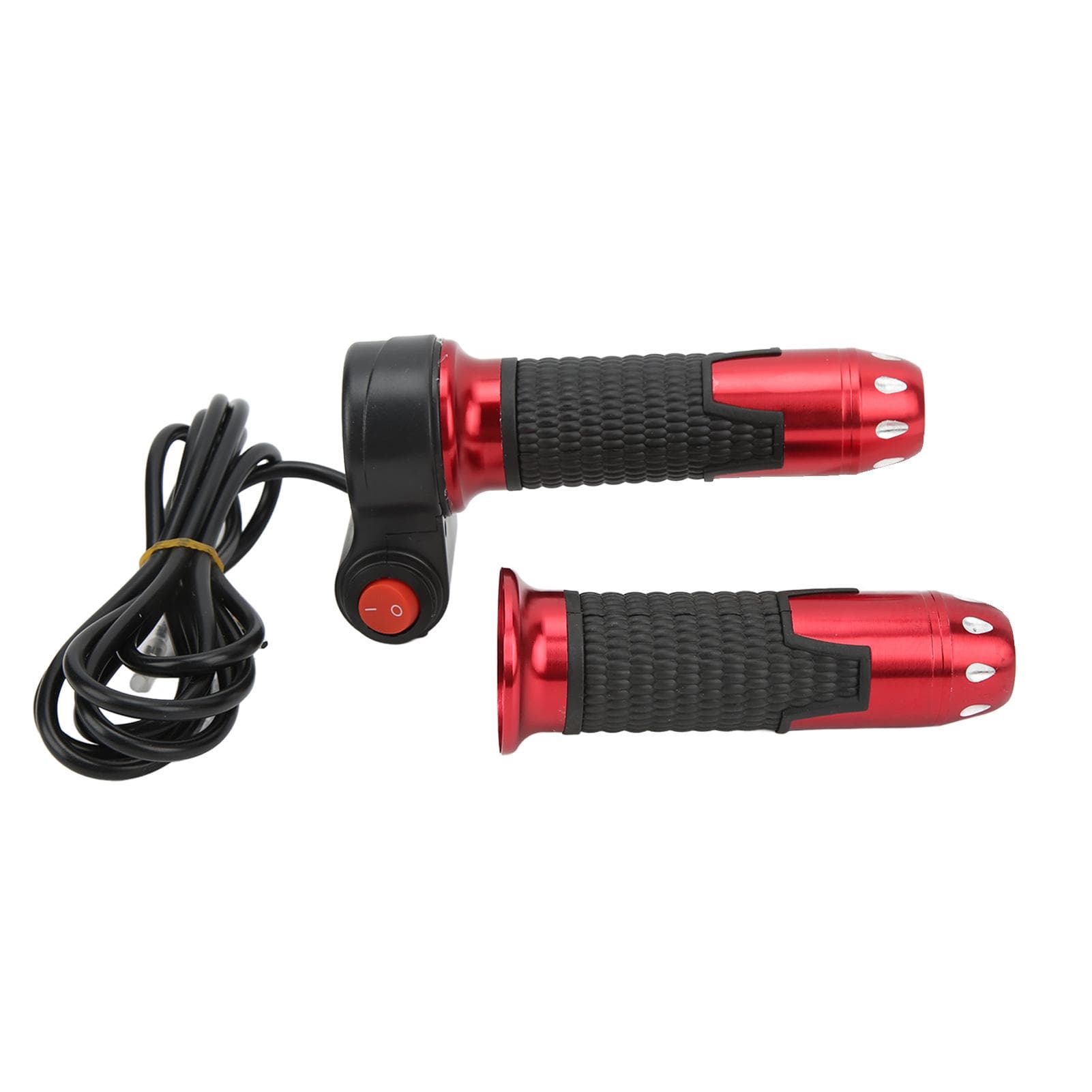 1 Pair 12V?99V Throttle Grips Universal Twist Throttle Accelerator Grip Handlebar with Button for