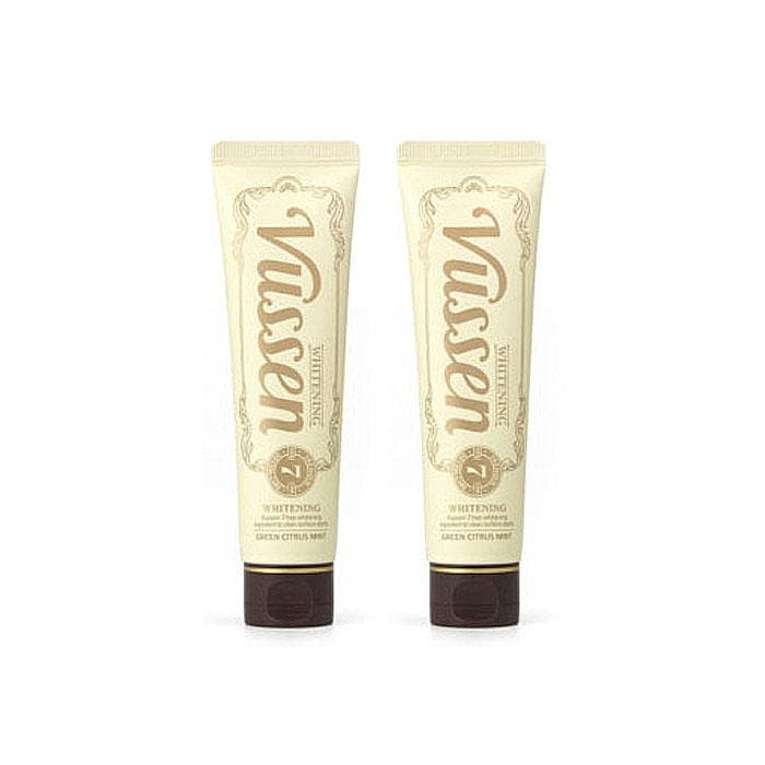 Vussen Whitening Toothpaste Set 2ea – Korean Teeth Brightening & Tartar Care Vussen 7 100g x 2pc