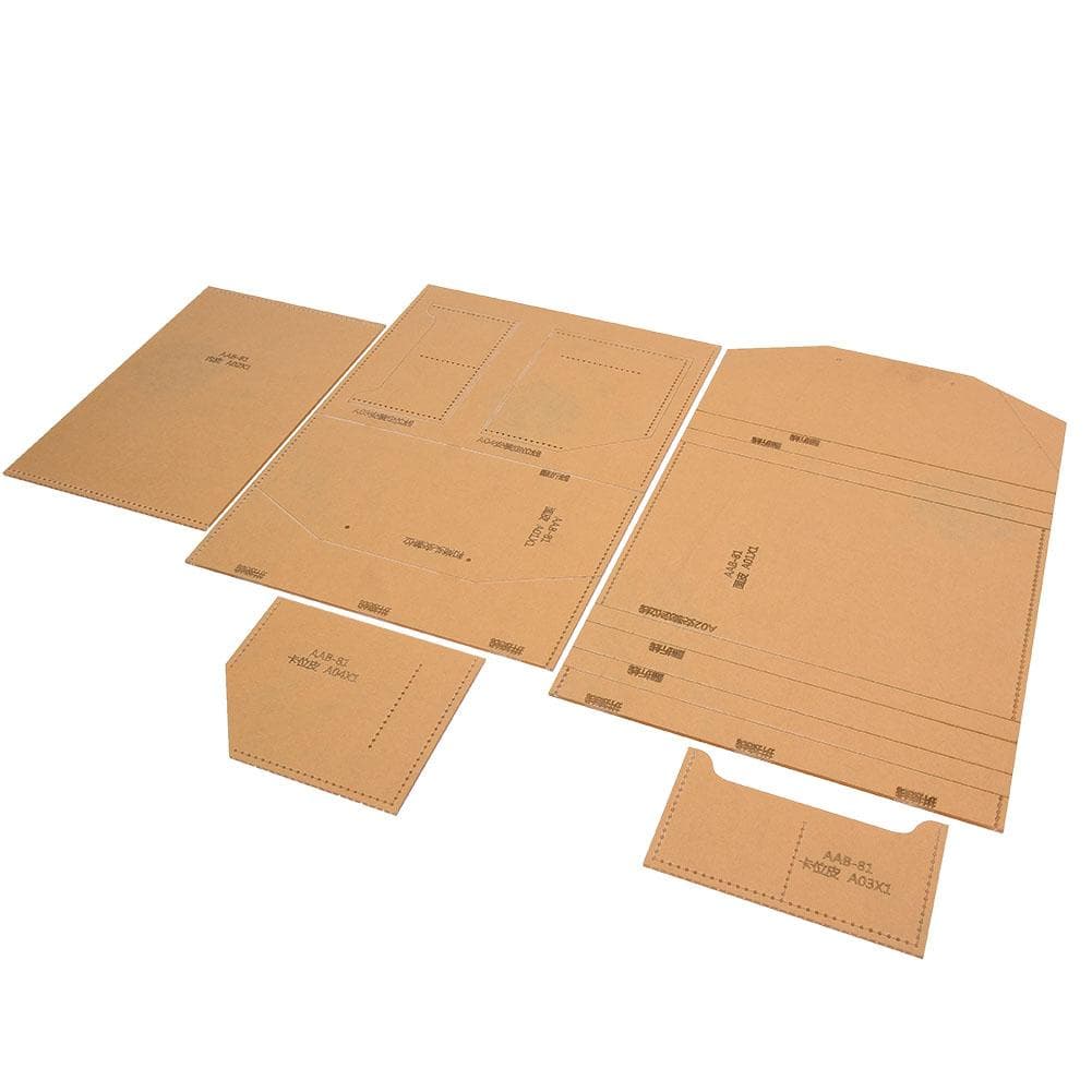 Clear Acrylic Template Stencil Leather Craft Tool for Handbag Envelope Bag Passport Holder