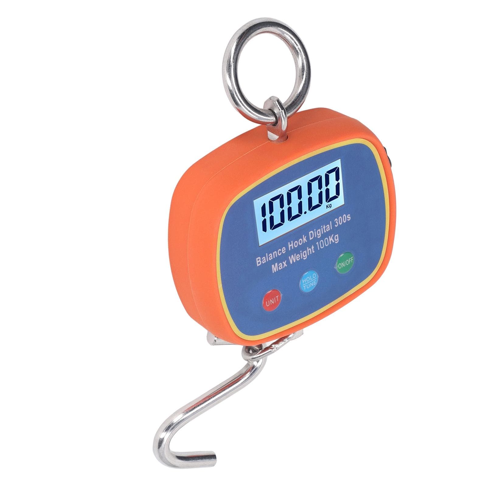 Digital Hook Scale LCD Display Mini Handheld Portable Hanging Balance Crane Maximum Weight 100Kg