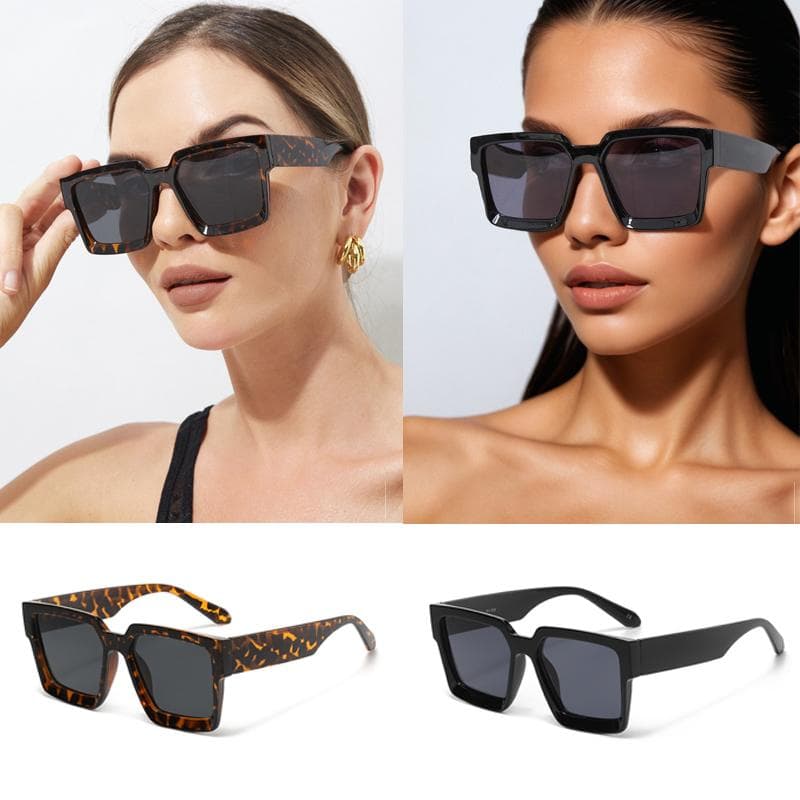 1pcs Retro Square Sunglasses Women Classic Designer Green Sun Glasses Unisex Popular Shades Eyewear Fashion Accessories show as picture