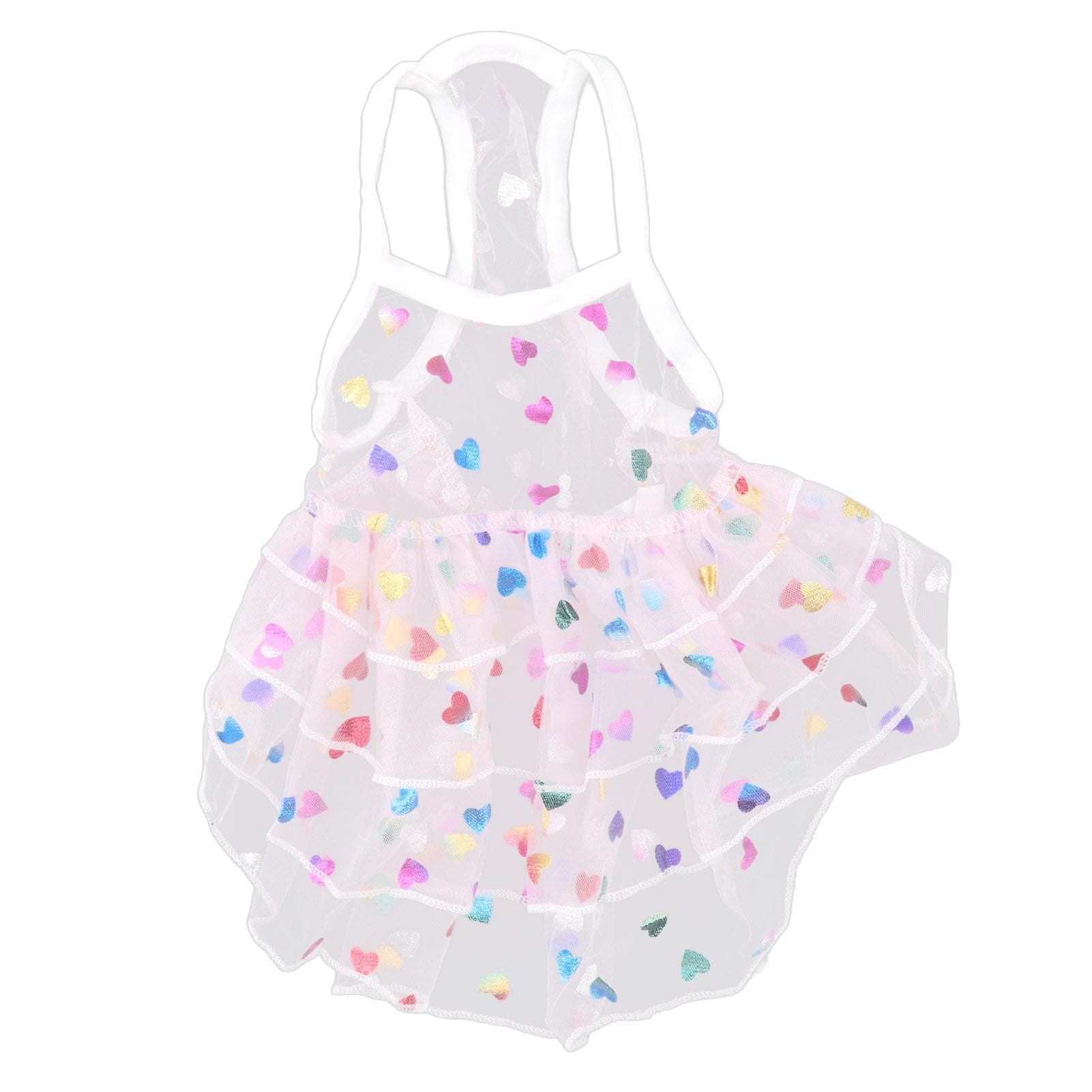 Pet Suspender Dress Fashionable Cute Charming Sun Proof Pet Lace Skirt for Dogs Cats Pink XL S(for 2-4kg) pink