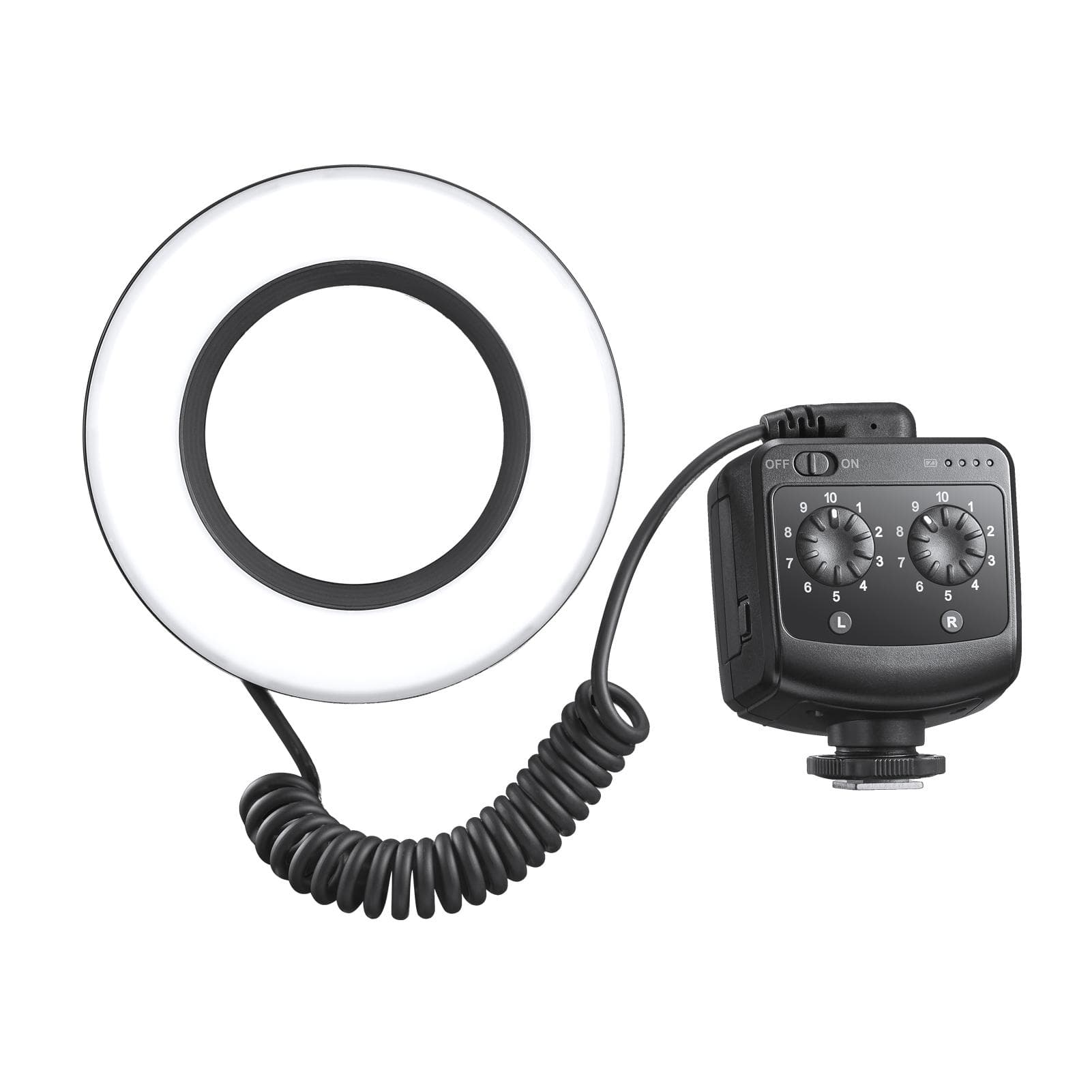 Godox RING72 Macro LED Video Light Professional Photography Fill Light 72PCS LED Beads Color black