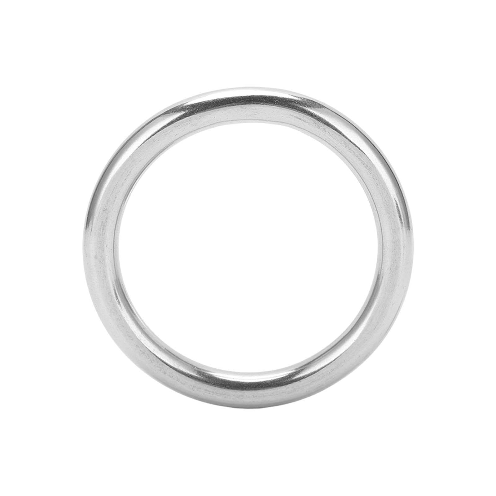 10mm / 0.4in O Rings Stainless Steel Hardware Hanging Rings for Marine Boat Hammock Yoga10x90mm /