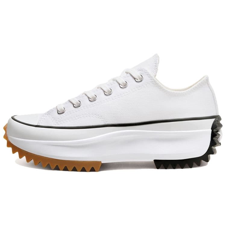 Converse Run Star Hike Low White Unisex Sneakers Black Gum 168817C 44.5