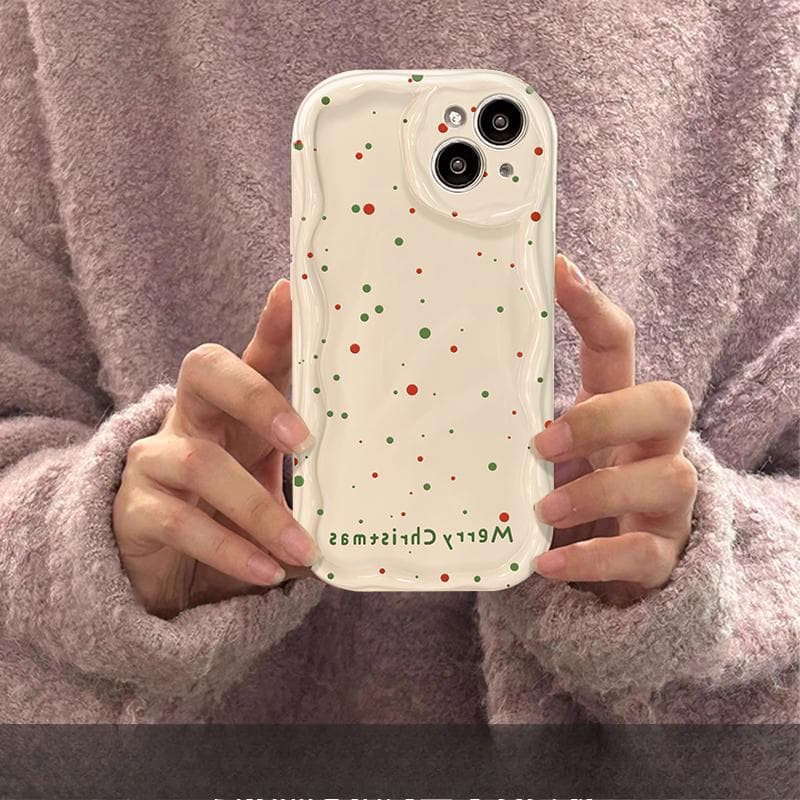 Applicable To Apple 15promax Mobile Phone Case IPhone 14/13 Plush Christmas Tree Stand Bracelet 11/12 Silicone iPhone 6s Plus