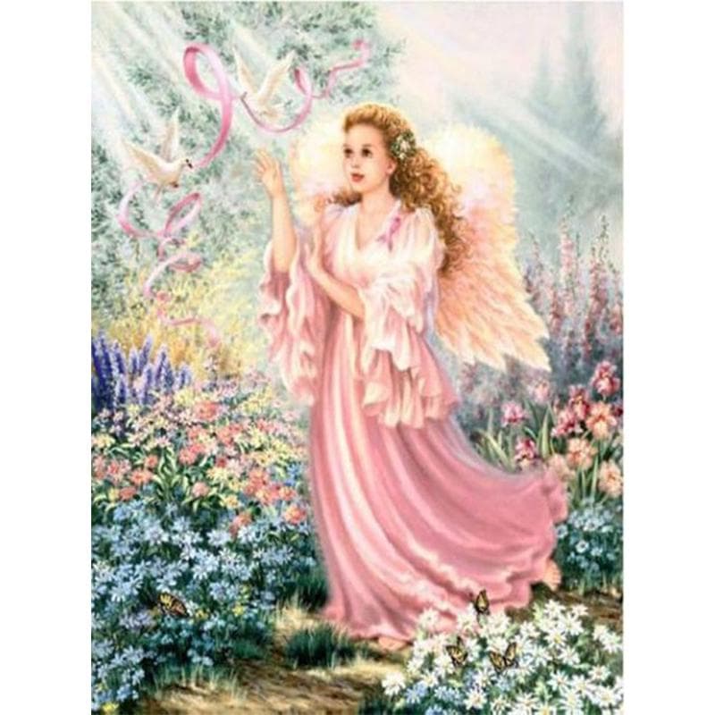 5D Diamond Painting Religions Series Angel Baby Christ Diamond Embroidery Mosaic Diamond 20X30CM