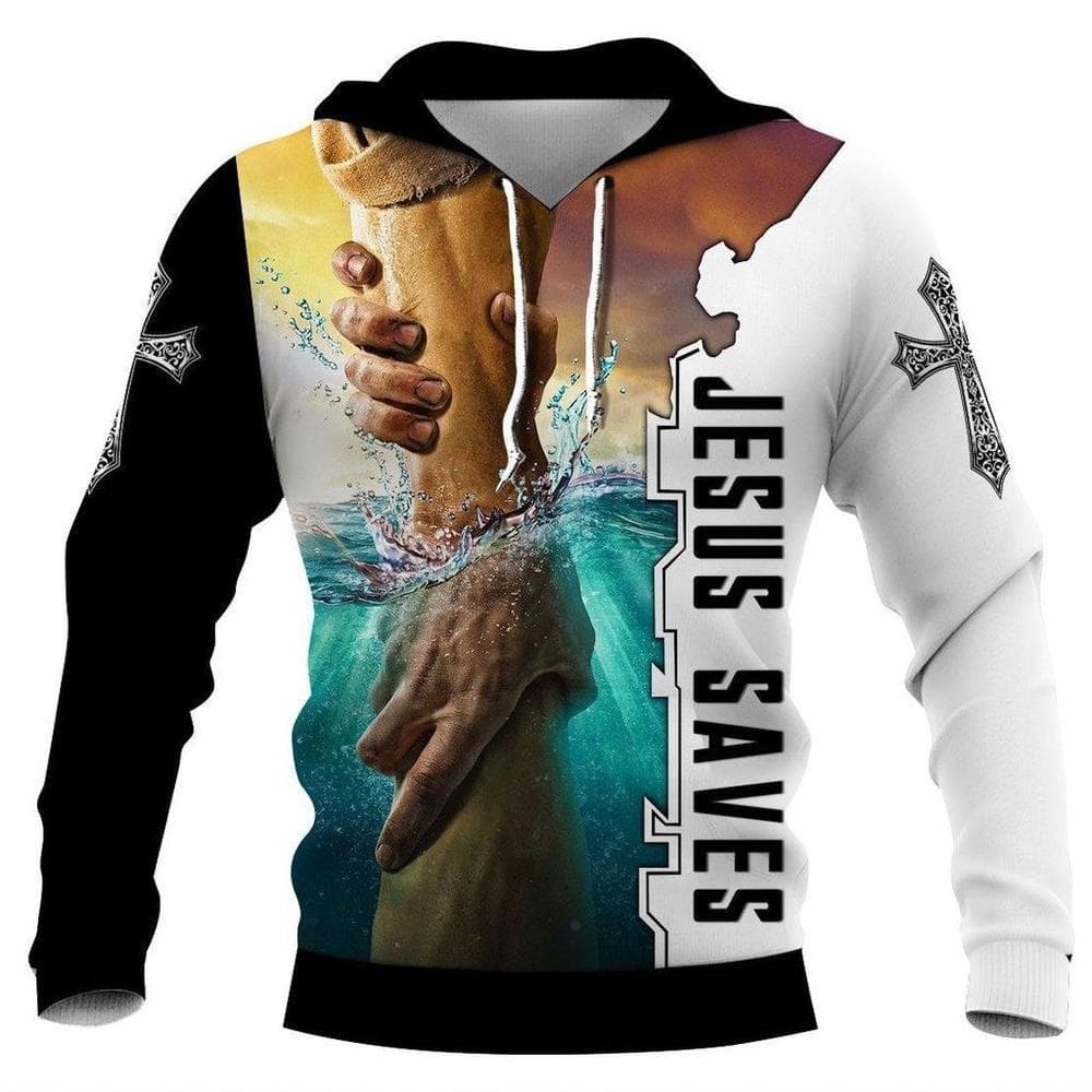 Spring Autumn Christian Jesus Men's Hoodie 3D Print Harajuku Fashion Hooded Sweatshirt Oversized Casual Pullover Tops Jackets 2XL