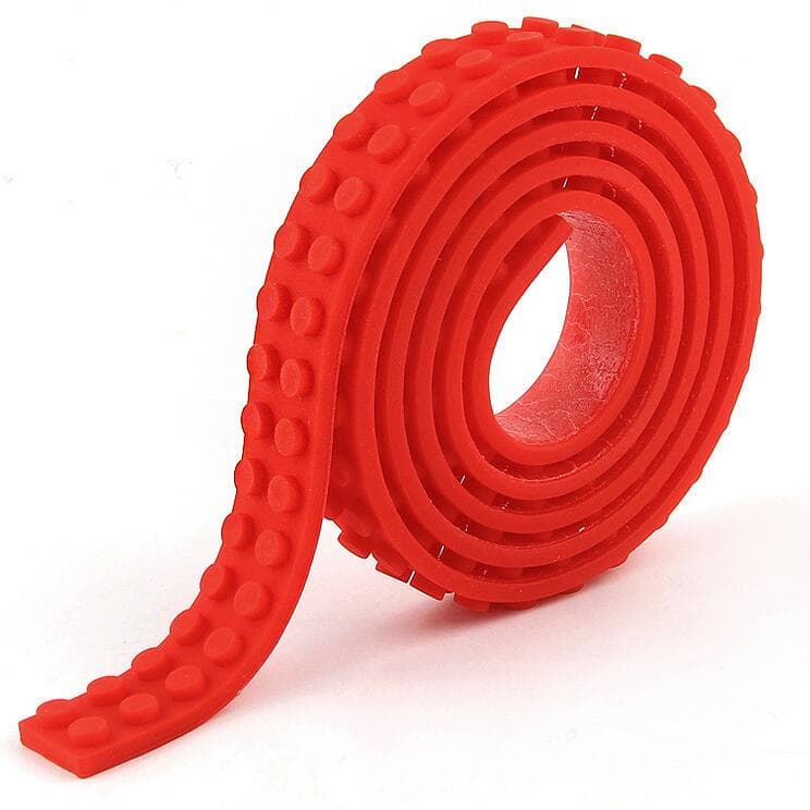 8colors 92cm Soft tape Children's toy Building blocks Strip Compatible with Lego Small particles DIY toys Free cut