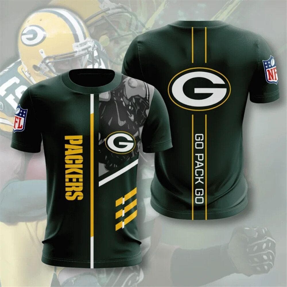 NFL Men's Football Shirt Sports Easy To Dry Short Sleeve 3D Digital Printed Team Needle Eye T-shirt L