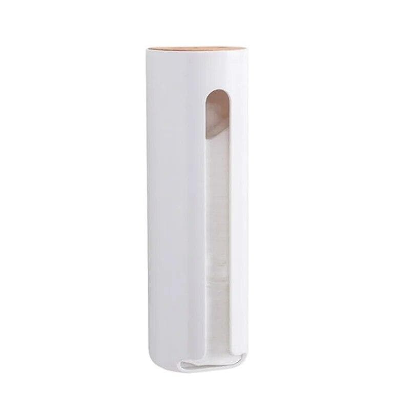 Modern Cotton Pad Dispenser Cotton Pad Container Holder Wall Mount Saver And Cosmetic garbage bag Storage box organizers white