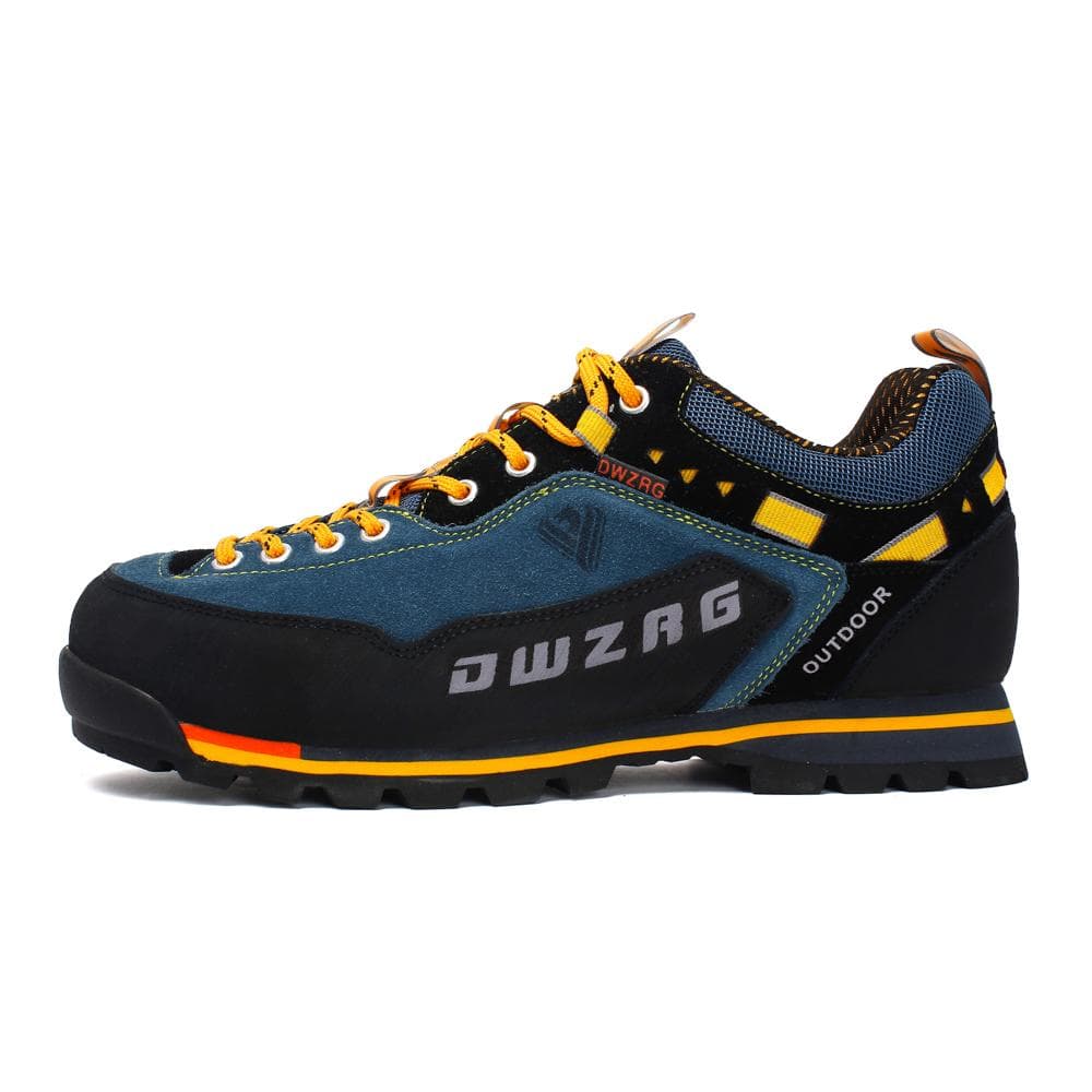 Waterproof Outdoor Shoes Men Hiking Shoes Comfortable Trekking Shoes Sneakers 44 blue/yellow