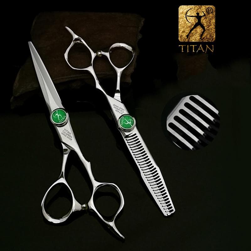 TITAN Hairdressing Scissors Cutting Shear Cut Hair Salon Barber Tool SUS440C Stainless Steel