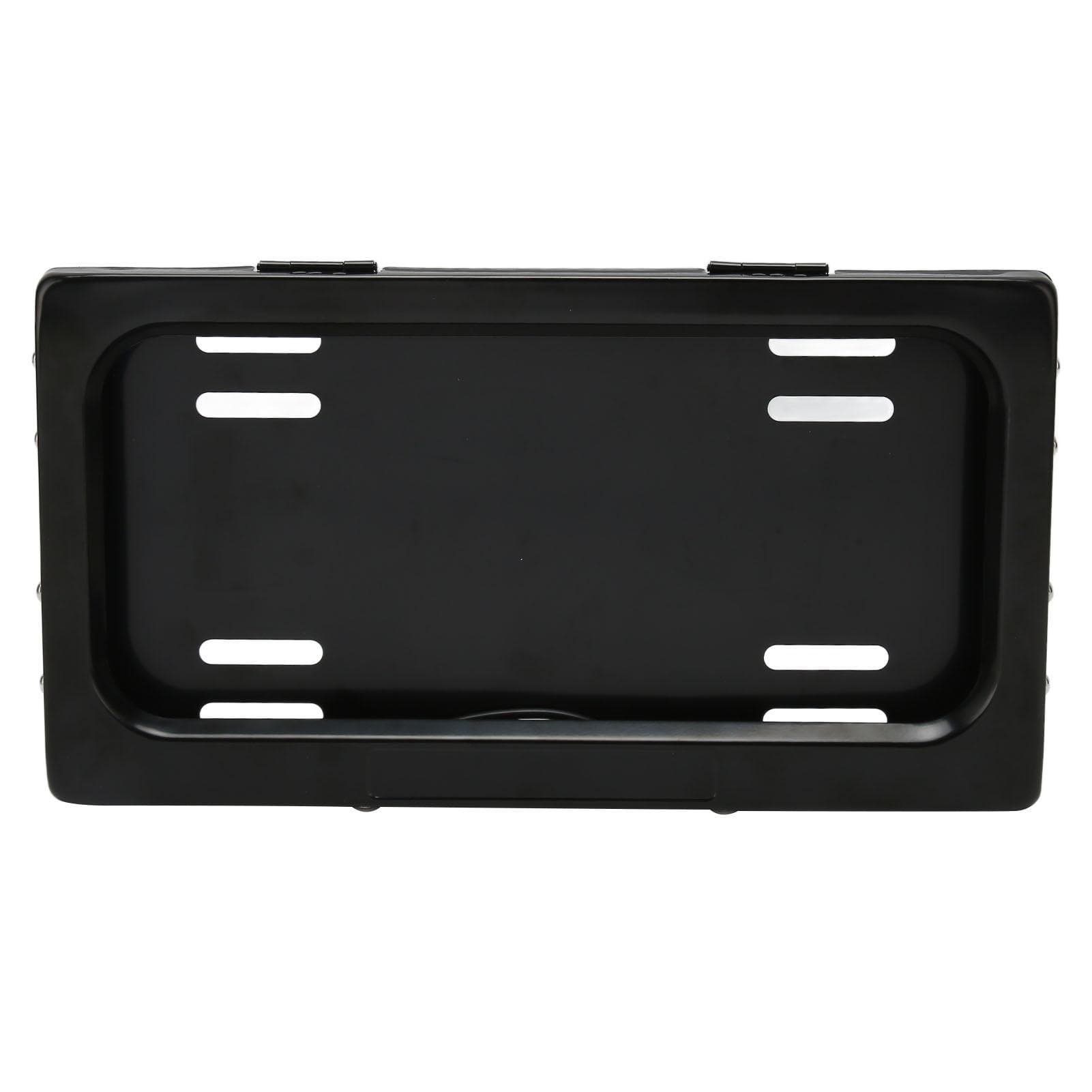 Electric License Plate Holder Bracket with Indicator Power Controller Weatherproof Universal for US