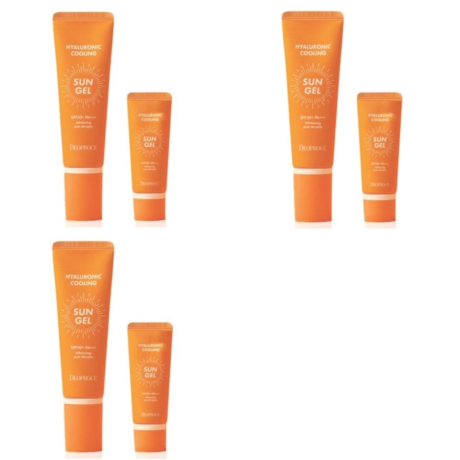 Deoproce Hyaluronic Cooling Sun Gel Special Edition SPF50+ PA+++ 50ml + 20ml*1Set/2Sets/3Sets/4Sets 3Sets