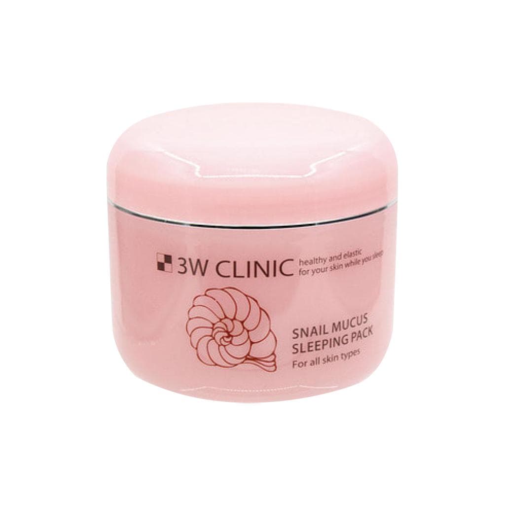 3W CLINIC Snail Sleeping Pack 100ml (3 Options) #1PCS
