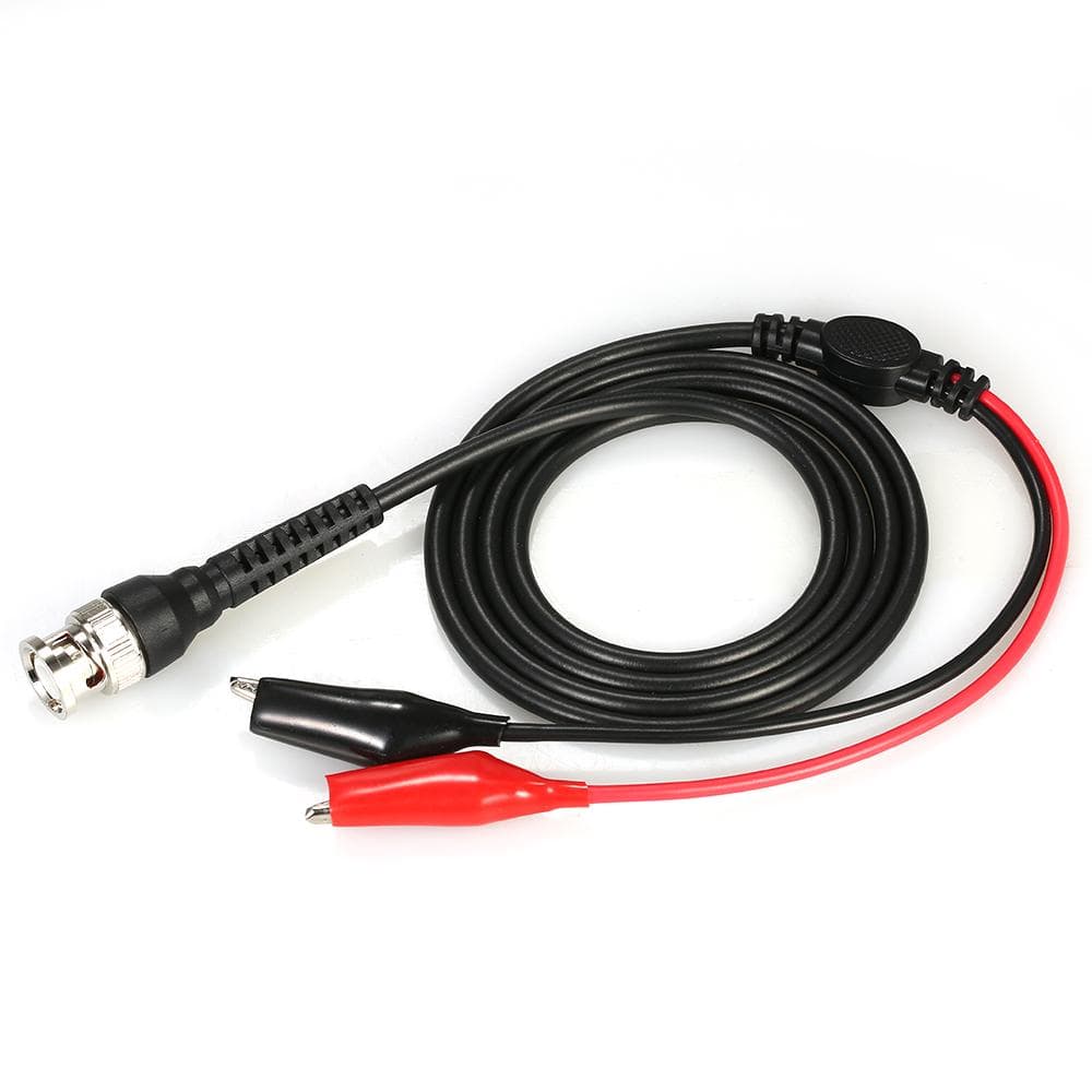 LODESTAR BNC to Alligator Clips Test Lead Kits BNC to Dual Testing Clip Test Leads Probe 50M RF BNC Head black