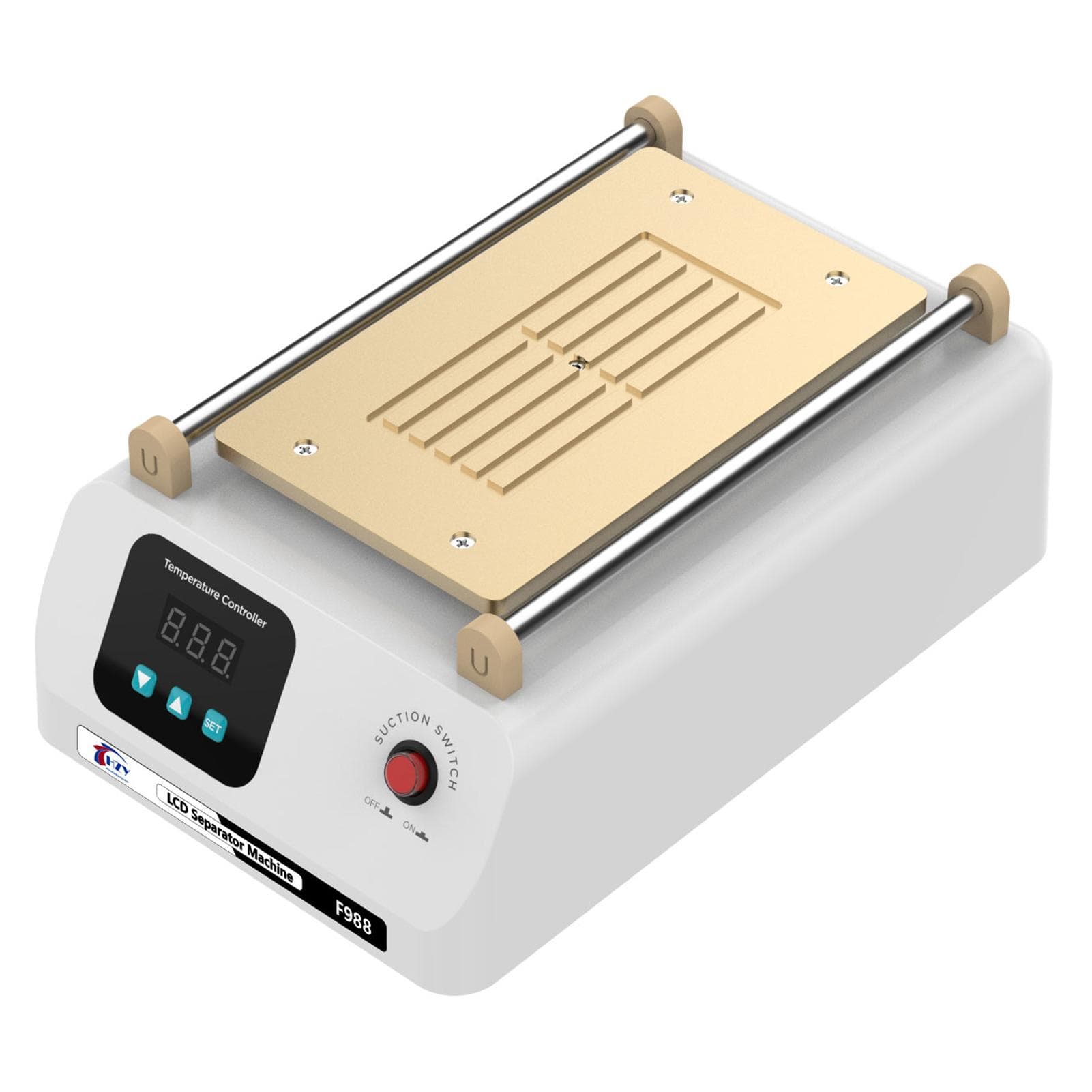 LCD Screen Separator 8 Screen Repairing Separating Machine BuiltIn Double Pump 400W Glass Lens US