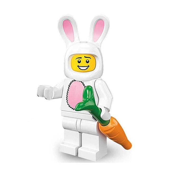 Animals Pumping Series Rabbit Cow Gingerbread man Cat Dog Dargon kangaroo deer Building Blocks Toys light yellow