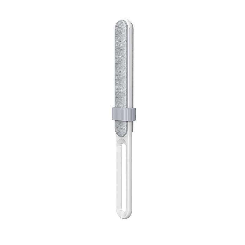 Lint Remover Electrostatic Pet Hair Removal Brush Double-Sided Couch Clothes Cleaning For Furniture Laundry with Self-Clean Loop white