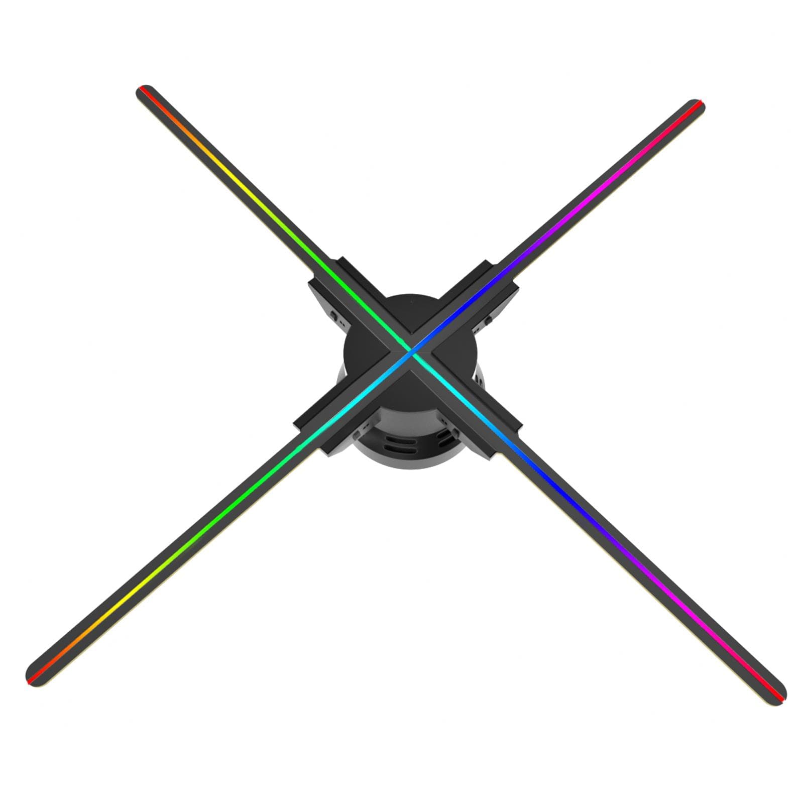 F60 3D Hologram Projector Advertising Display Fan Wall-mounted Player 3D Naked Eye 2K HD LED Photo AU Plug