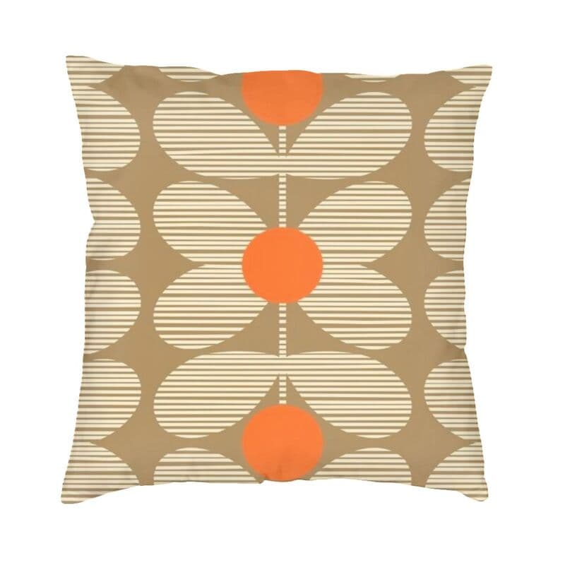 Luxury Orla Kiely Cushion Cover Soft Scandinavian Floral Throw Pillow Case Decoration Pillowcase 30x30cm 12x12in