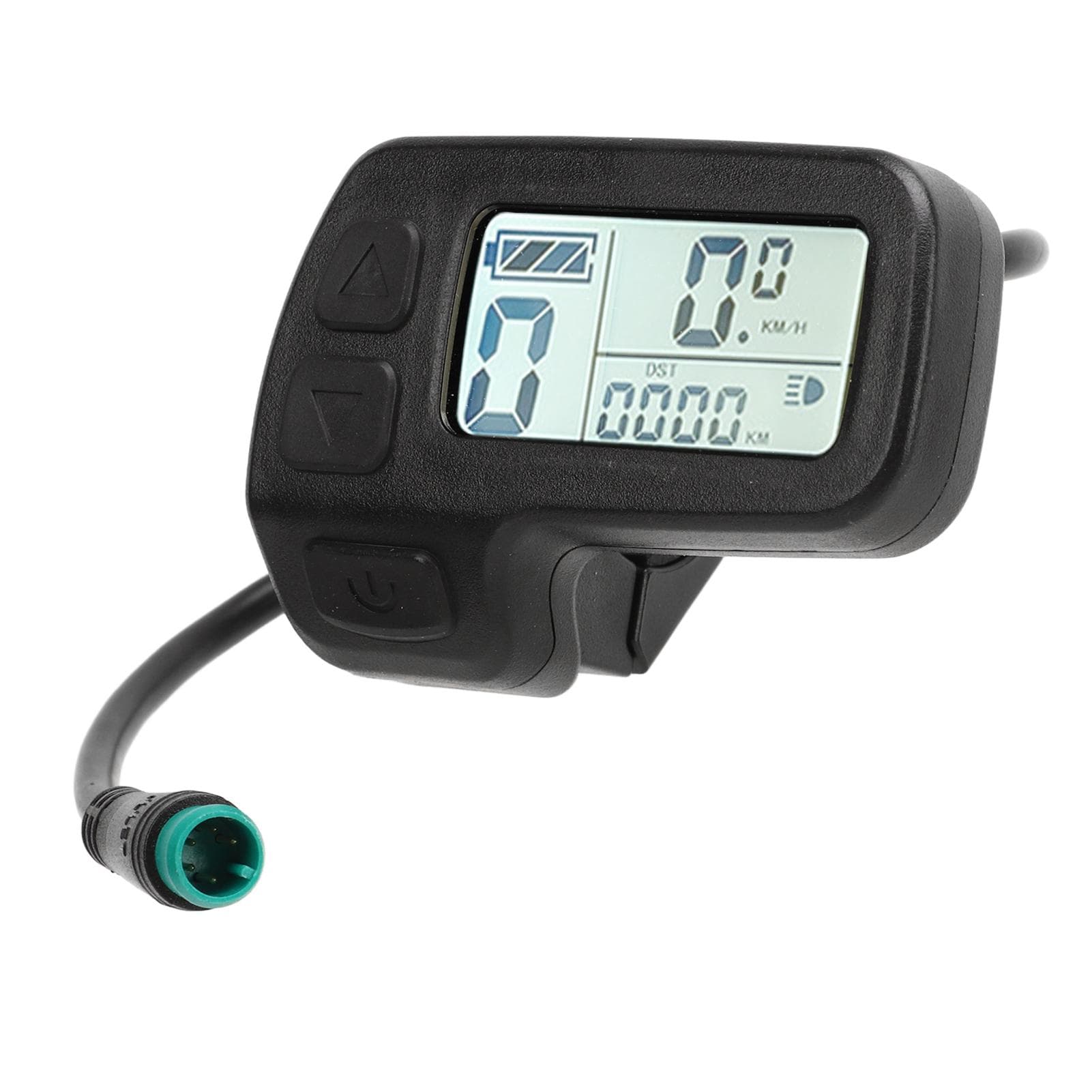 Electric Bicycle LCD Display Waterproof Connector Data Display Meter 24V 36V 48V Universal for