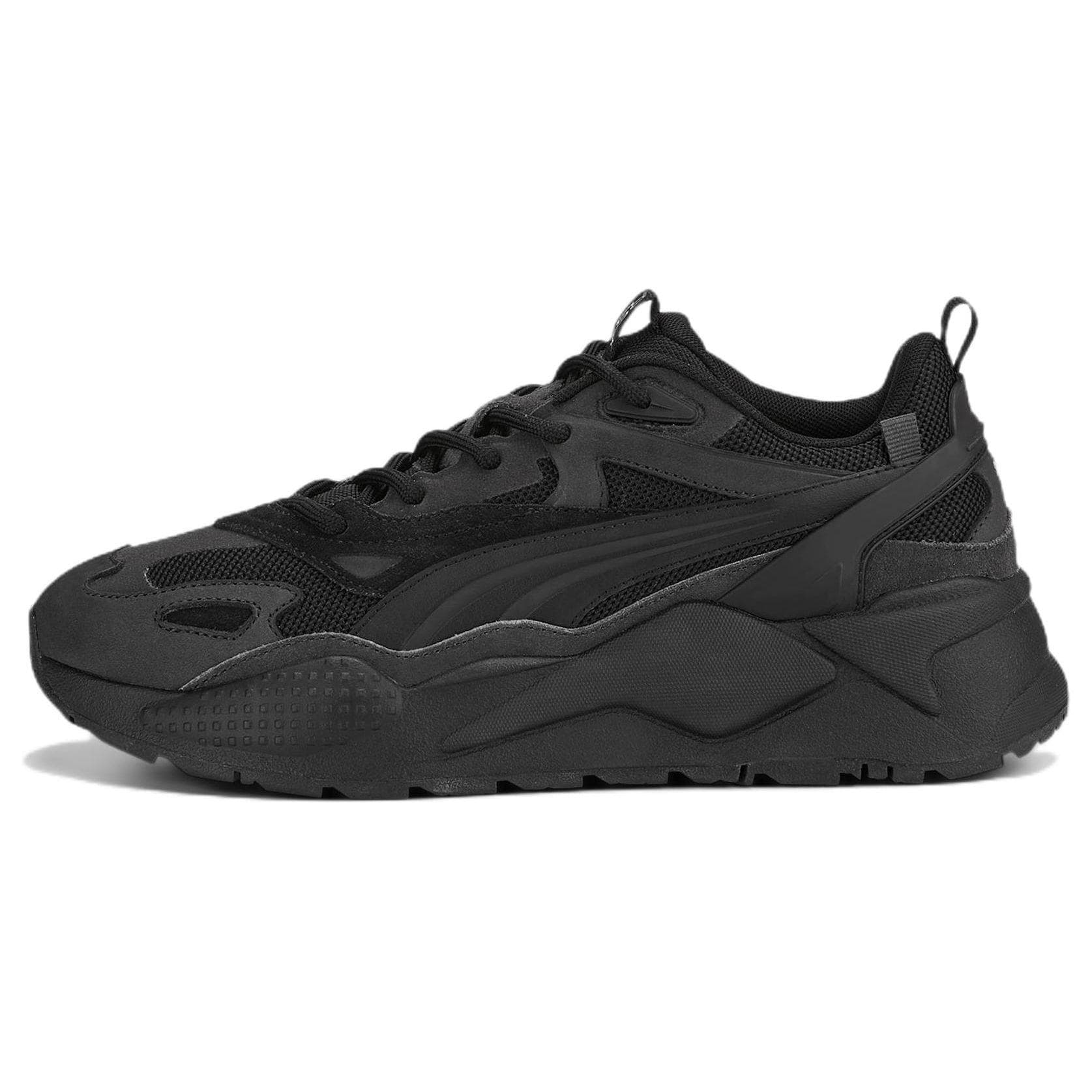 Puma RS-X Efekt Premium Black Strong Grey Unisex Sneakers 390776-01 36