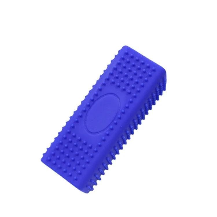 Silicone Hollow Rubber Dog Hair Brush Remover Cars Furniture Carpet Clothes Cleaner Brush for Dogs Pet Supplies Dog Hair Remover blue
