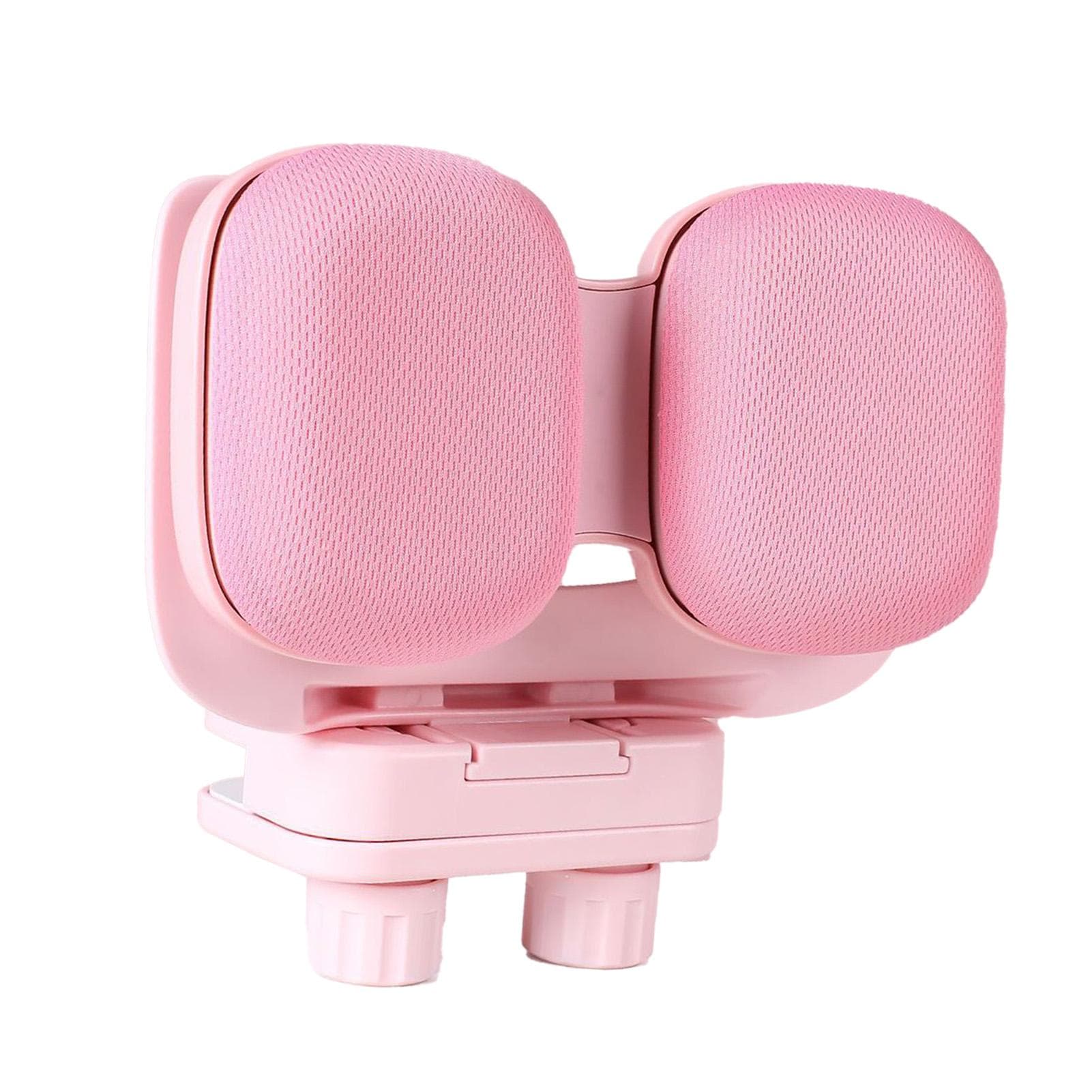 Kids Sitting Posture Corrector Soft Double Chest Support Clipped On Desk Eyesight Protective pink