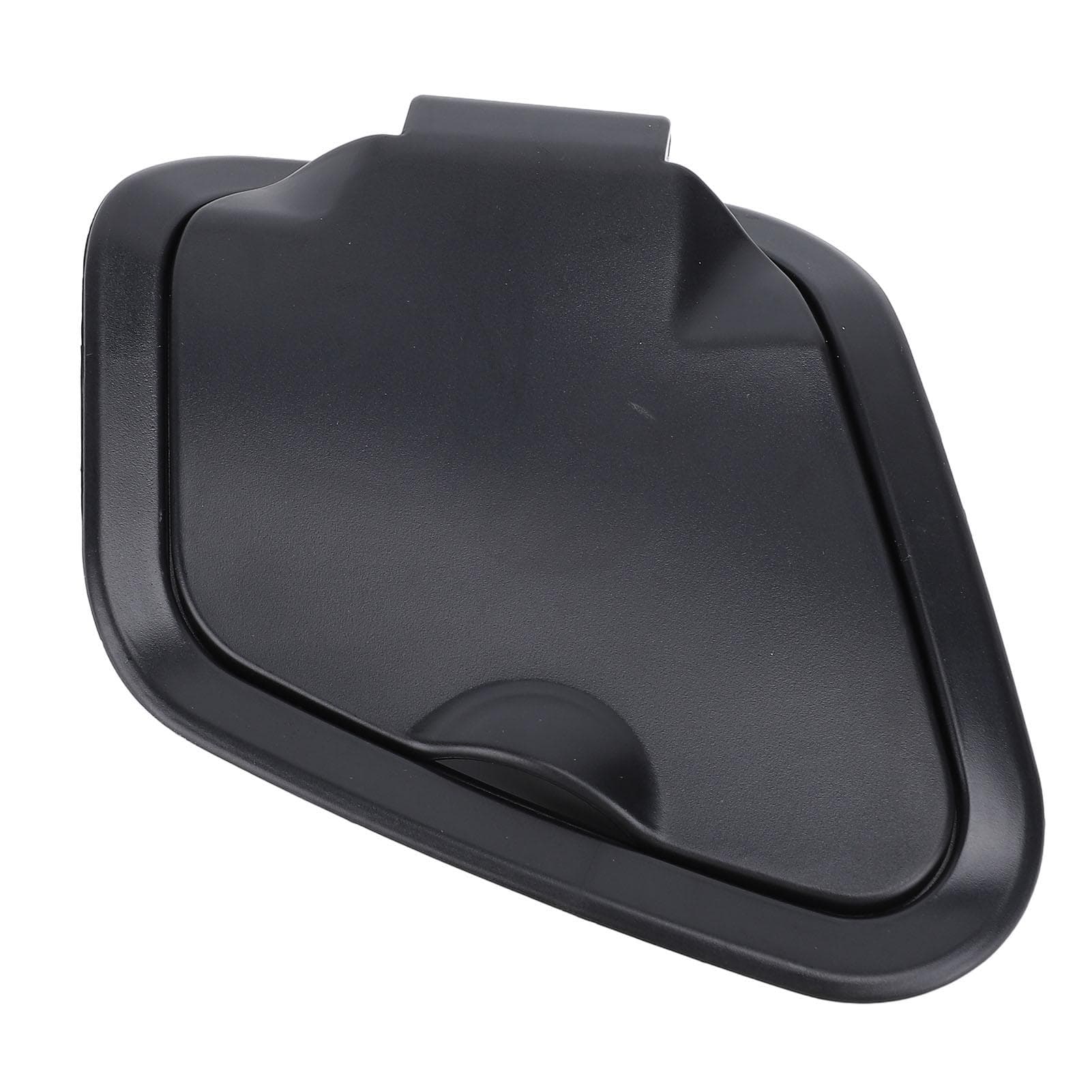 Motorcycle Side Pocket Cover Lid Protective Dust Resistant Easy Install for NMAX125 NMAX155 NMAX V1 black