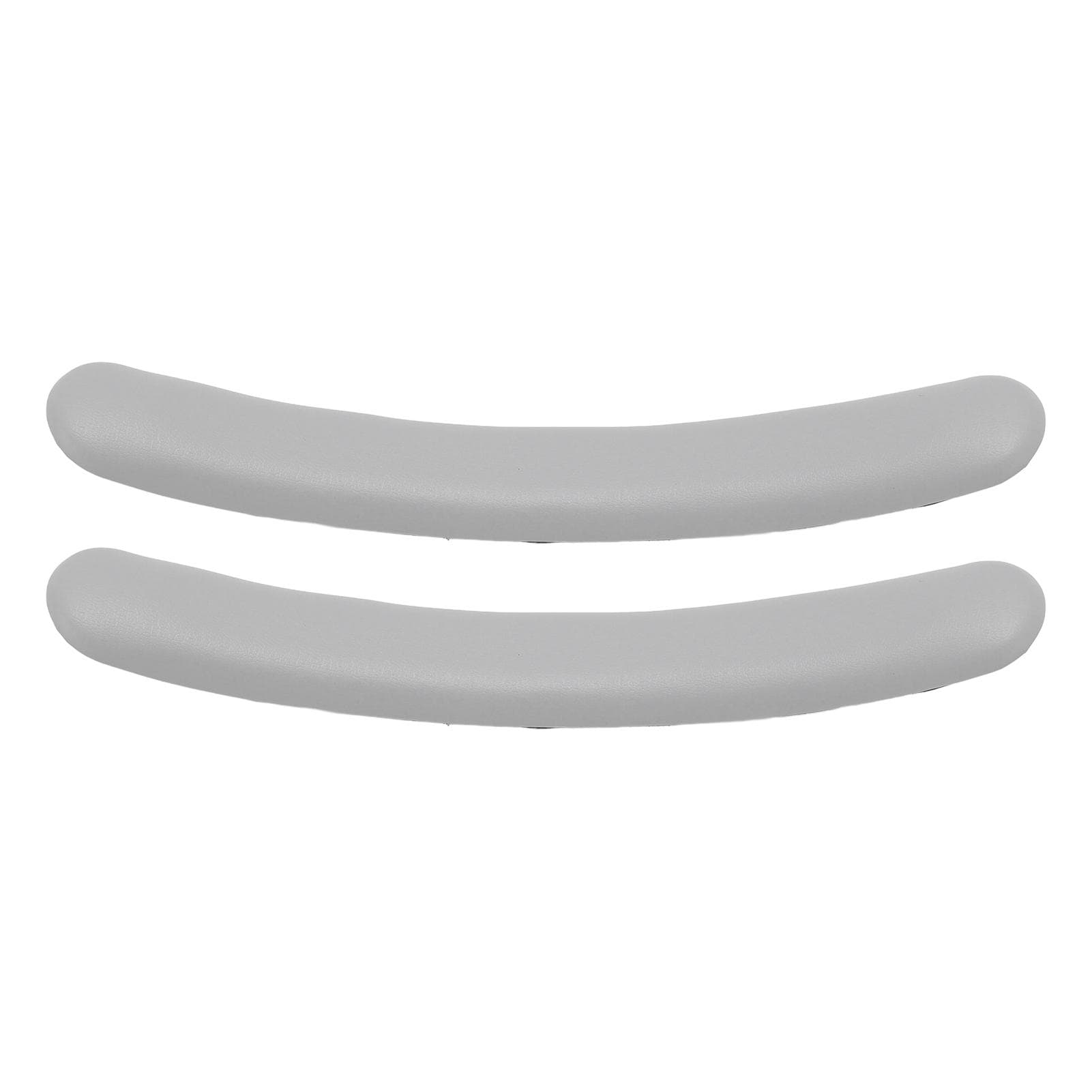 2pcs Headphone Replacement Headband Pad Protein Leather Memory Foam Headband Cushion for Barracuda gray