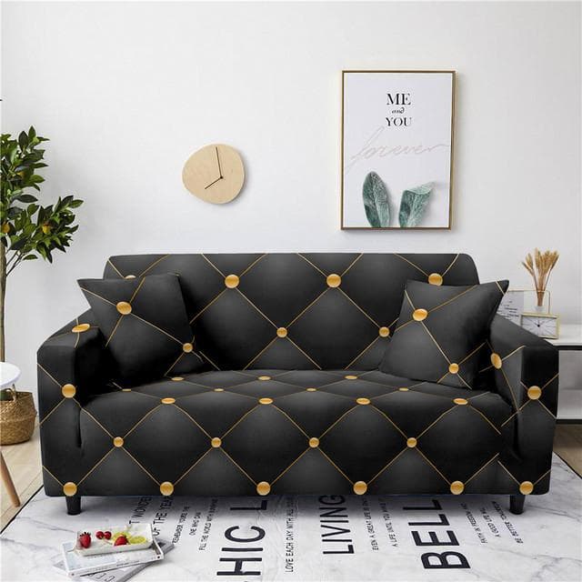 Geometric Elastic Sofa Cover Couch Cover Stretch Slipcover Sectional Sofa Cover Slipcover Sofa Furniture Protector Home Decor 1 seater 90-140cm