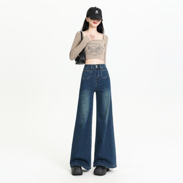 Women's Wide-leg Pants, Loose and Versatile Straight-leg Pants, High Waist Drooping, Not Fitting Legs XL