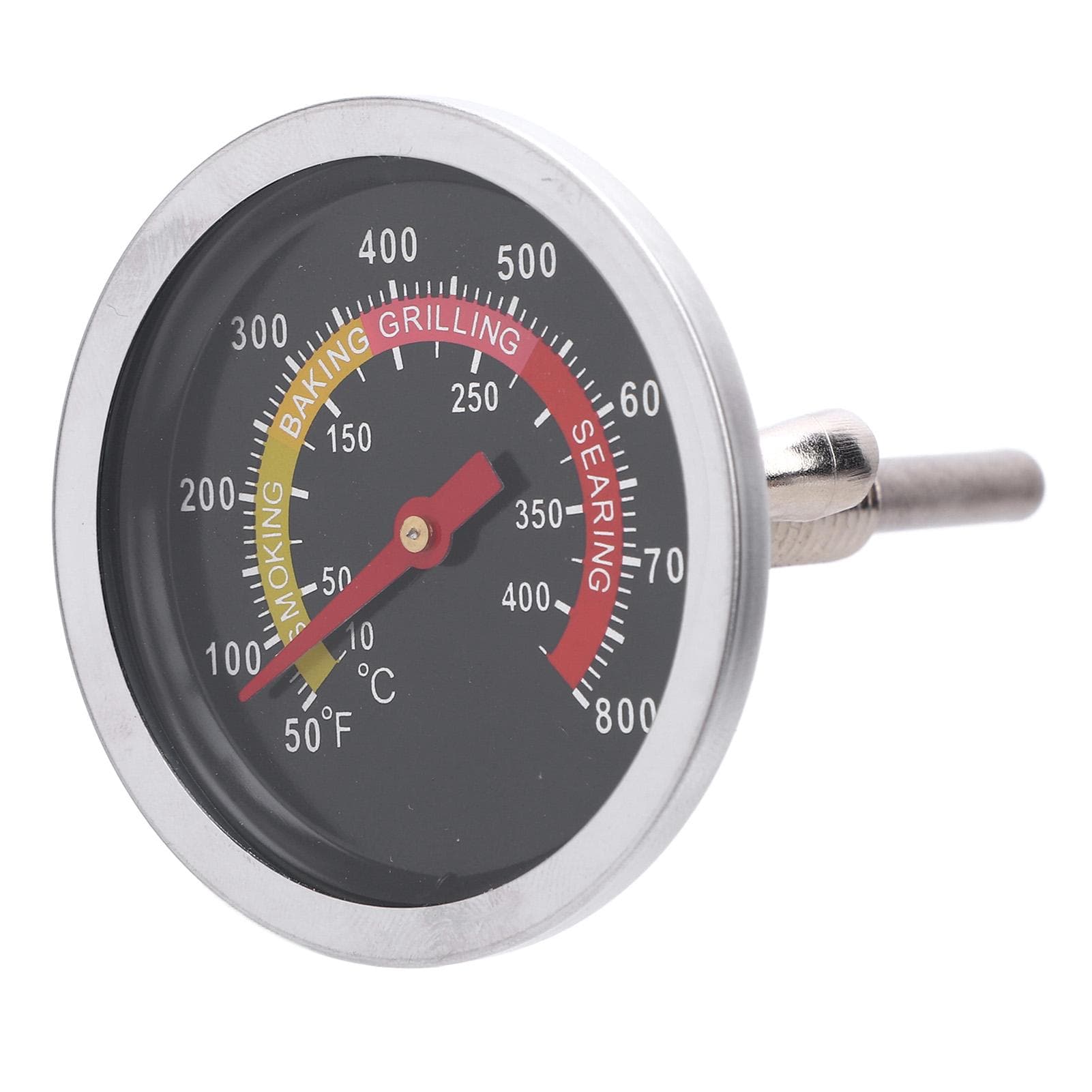 Oven Thermometer Stainless Steel Large 2.4 Inch Dial Kitchen Cooking Thermometer with M10 Thread