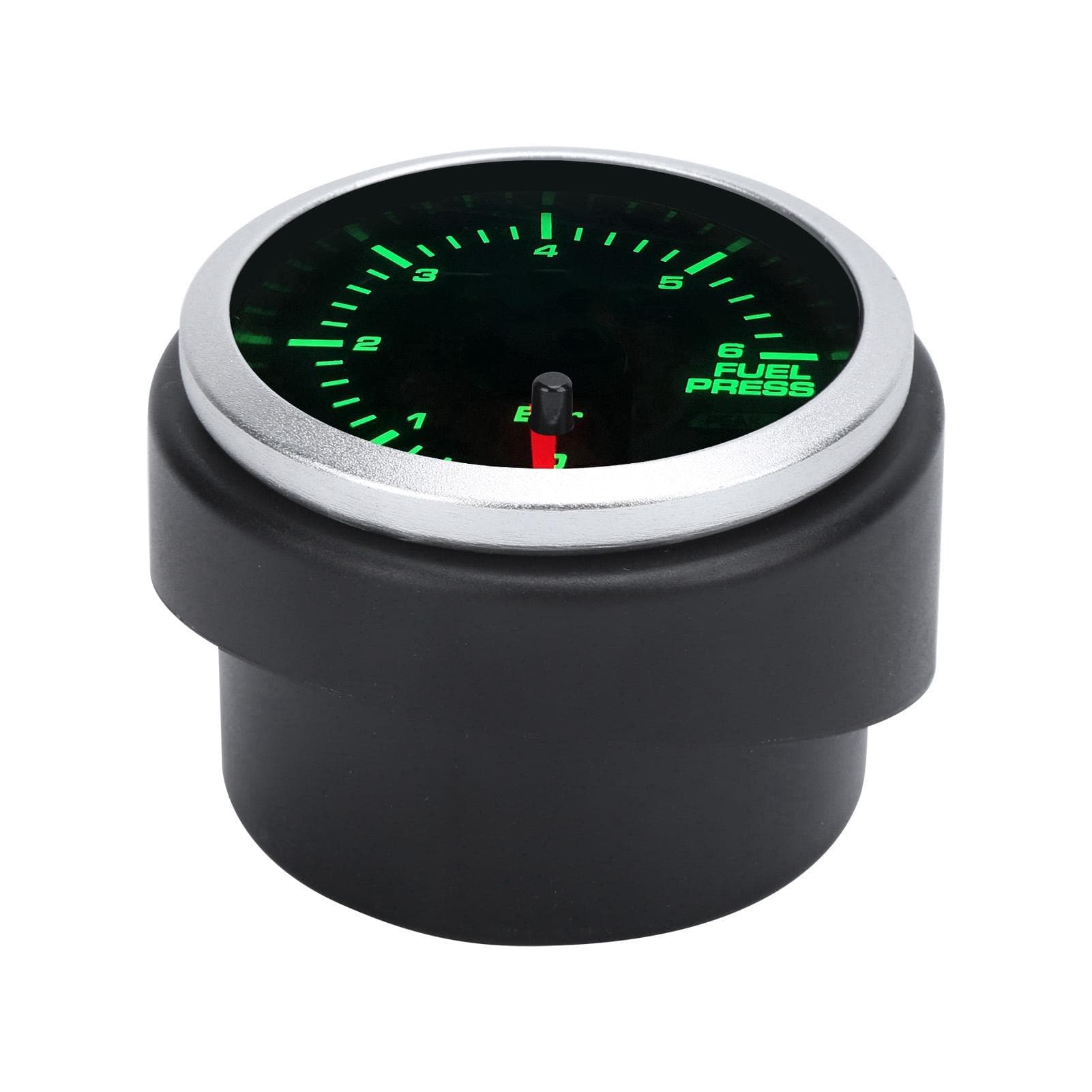 52mm Fuel Press Gauge Kit LED 10 Color 100 PSI Pressure Tester 0?6Bar for Racing Car Truck 12V